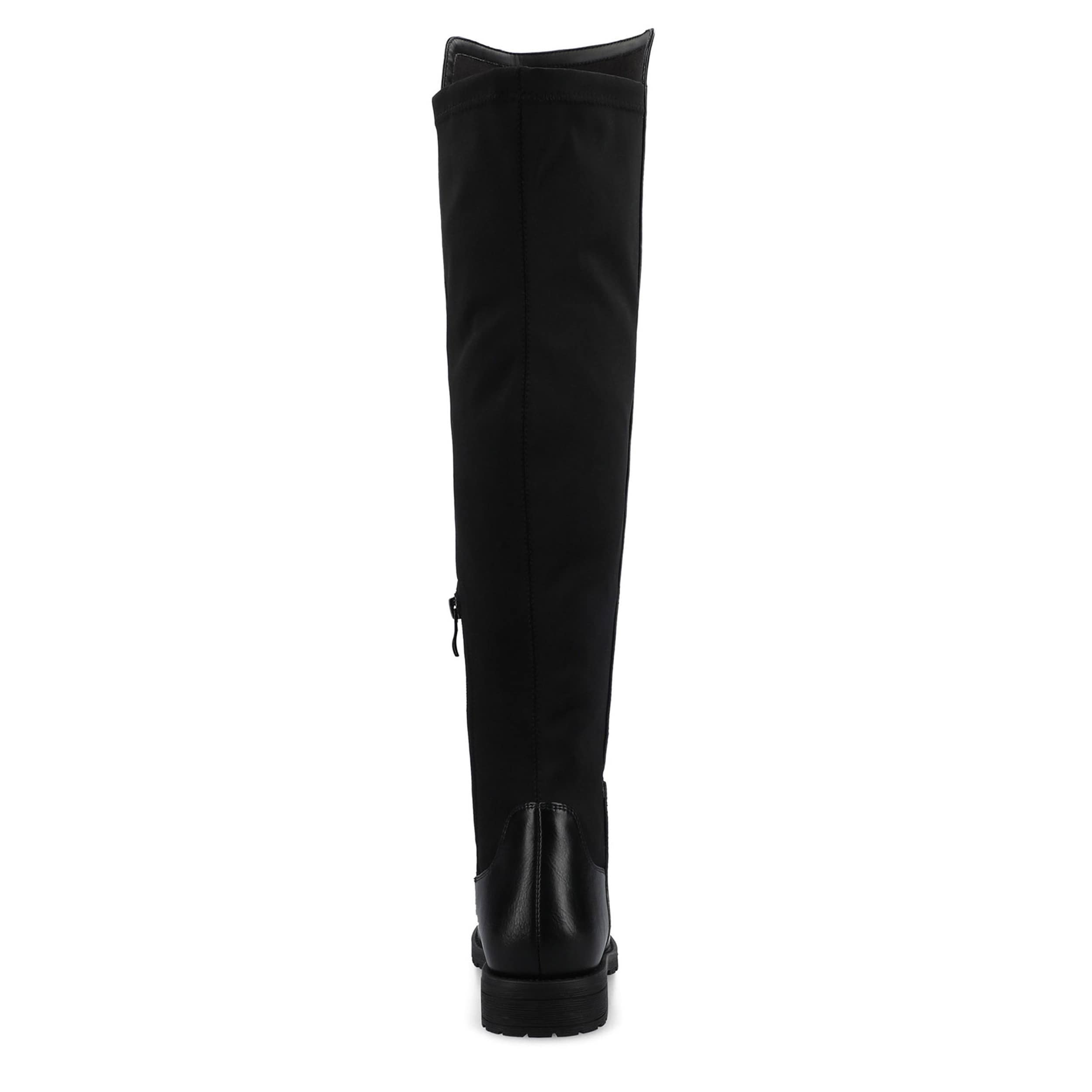 JOURNEE COLLECTION-WOMENS MORRIGAN OVER THE KNEE BOOTS-BLACK & 
