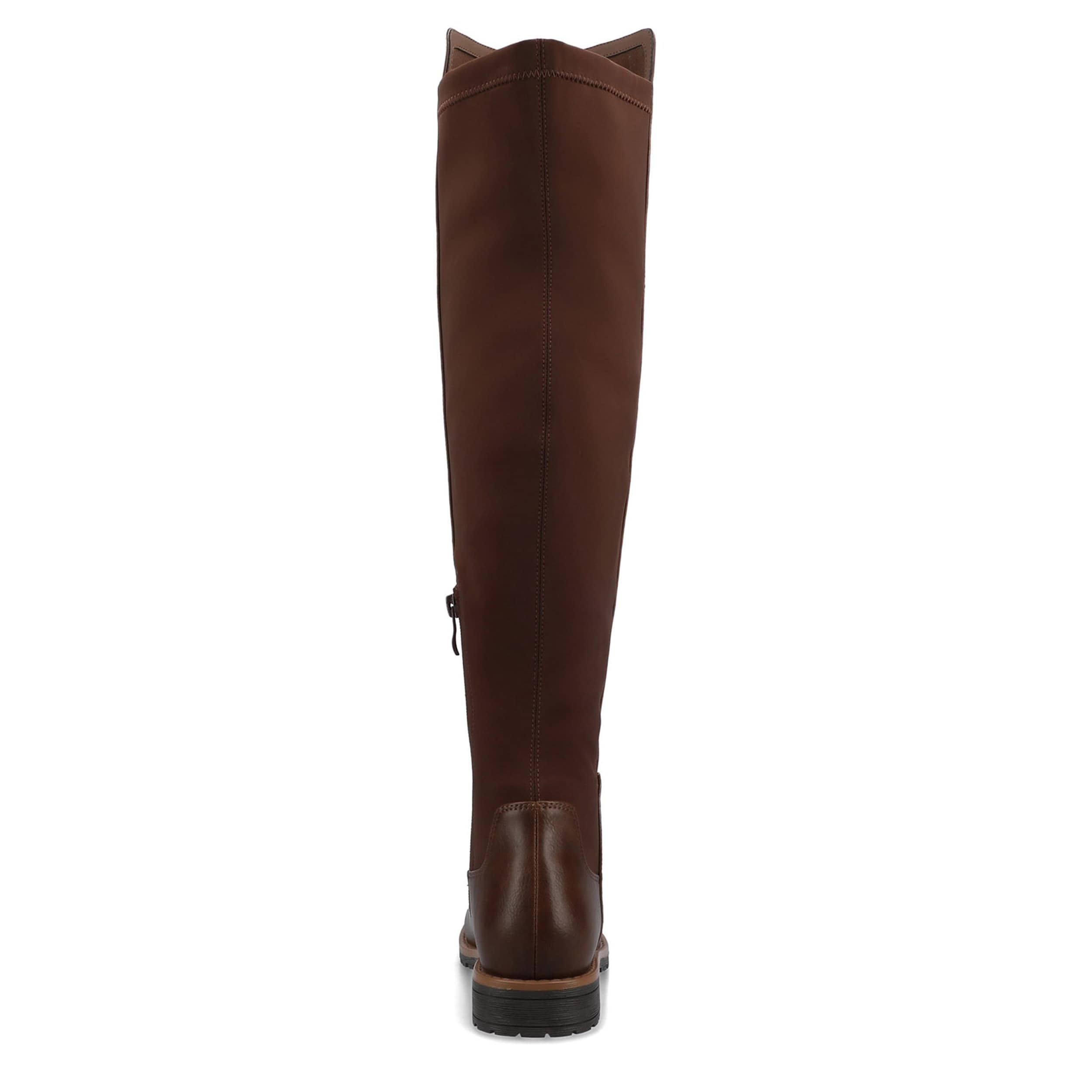JOURNEE COLLECTION-WOMENS MORRIGAN OVER THE KNEE BOOTS-CHOCOLATE & 