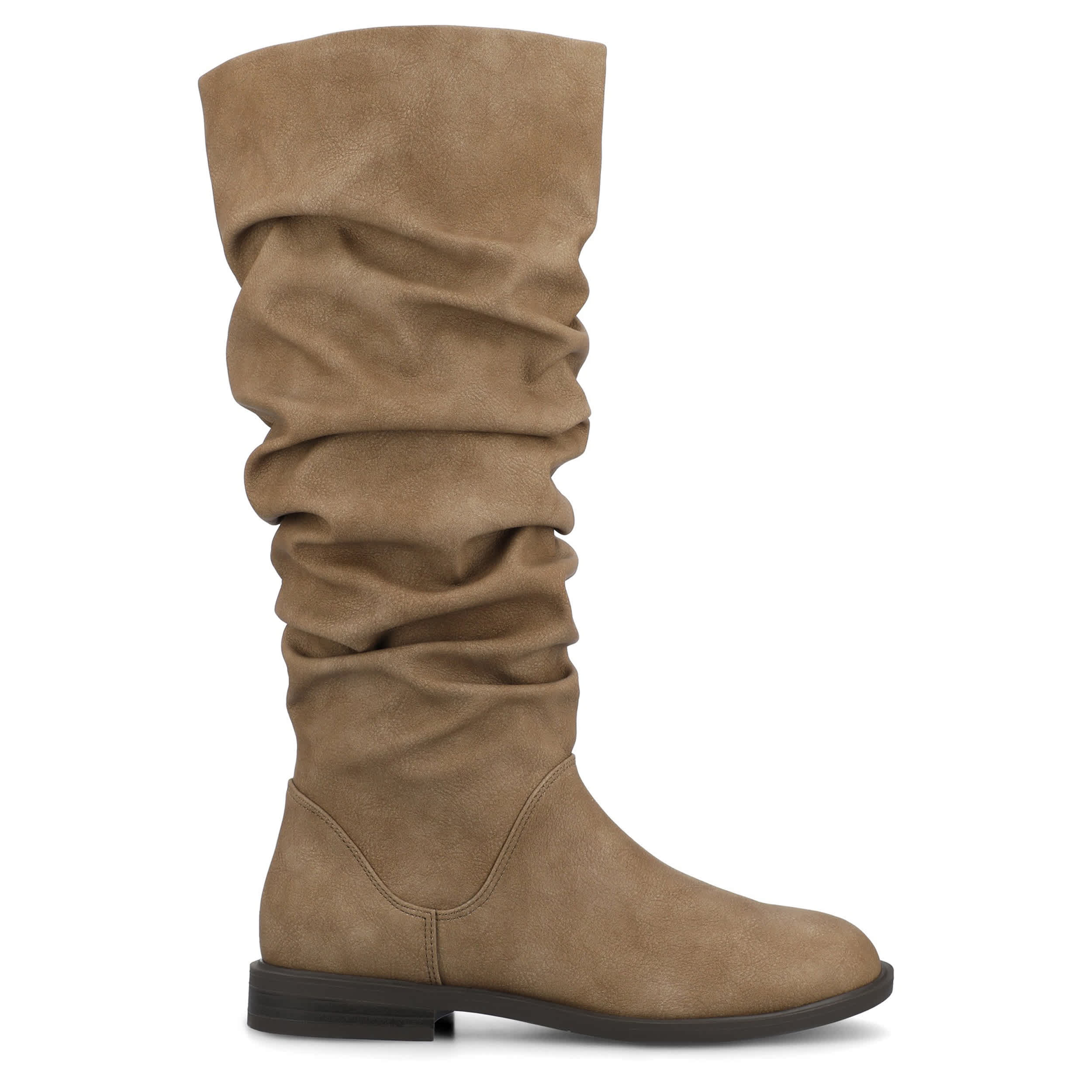 JOURNEE COLLECTION-WOMENS PENNIE TALL BOOT-TAN & 