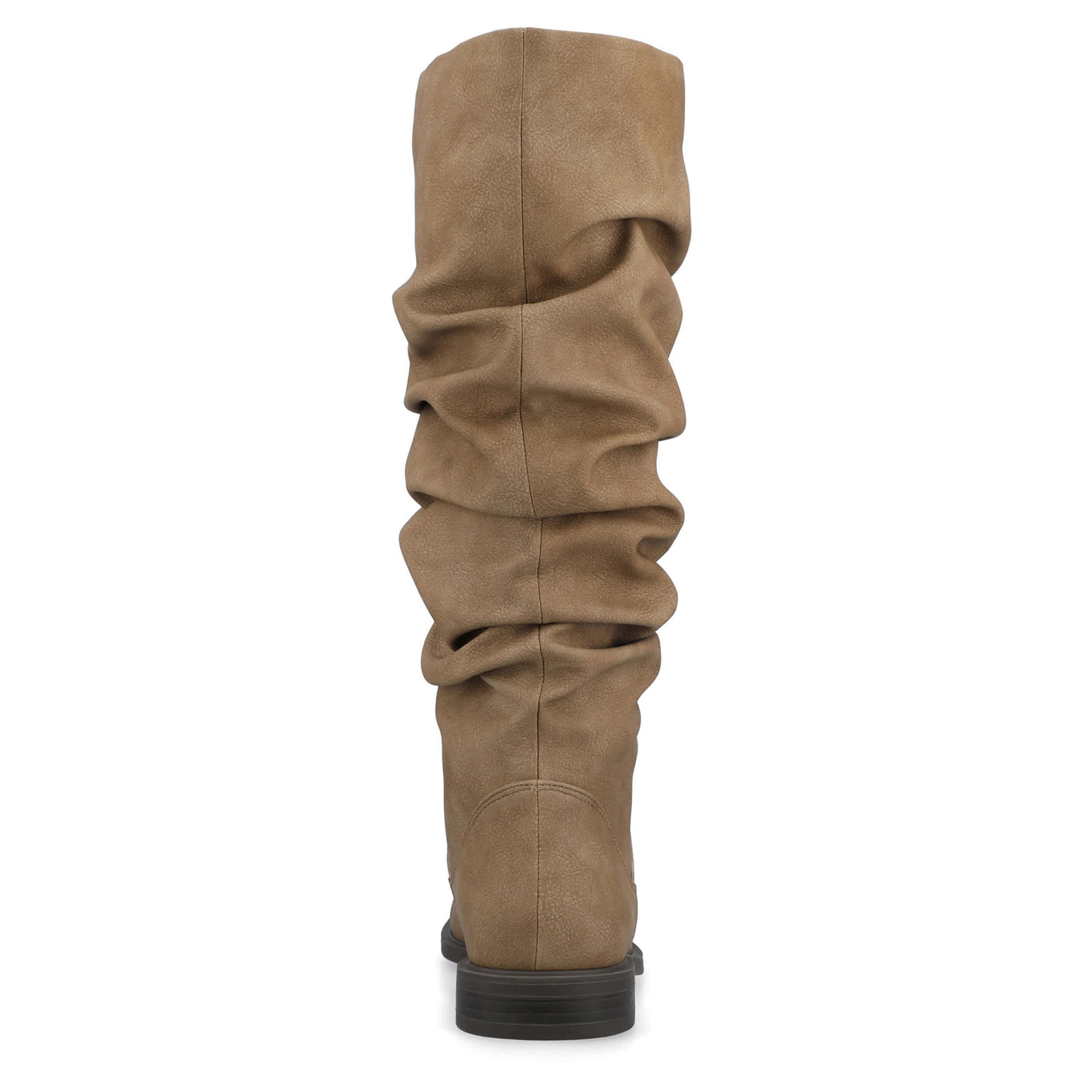 JOURNEE COLLECTION-WOMENS PENNIE TALL BOOT-TAN & 