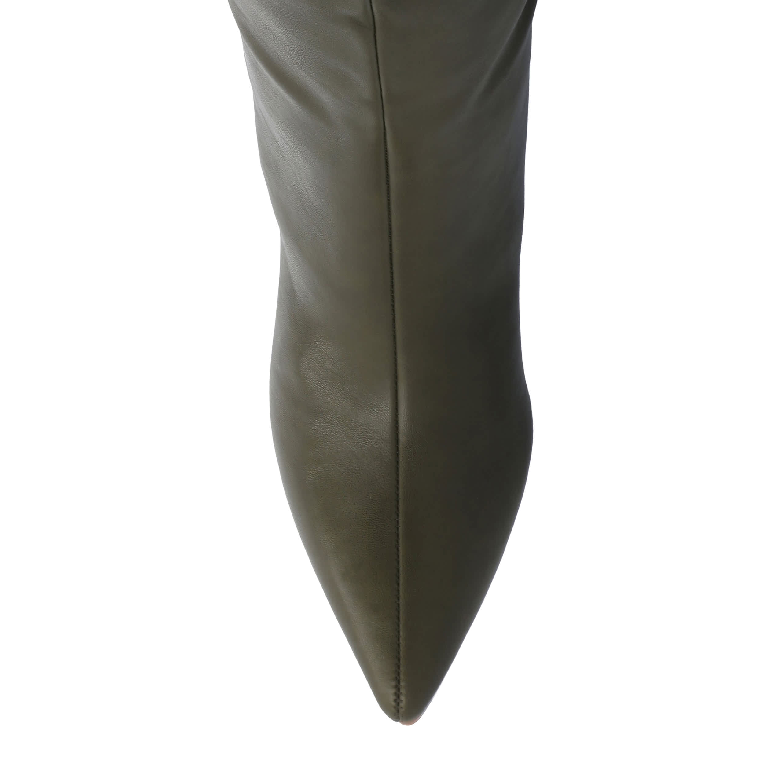 JOURNEE COLLECTION-WOMENS REHELA WIDE CALF TALL BOOT-OLIVE & 