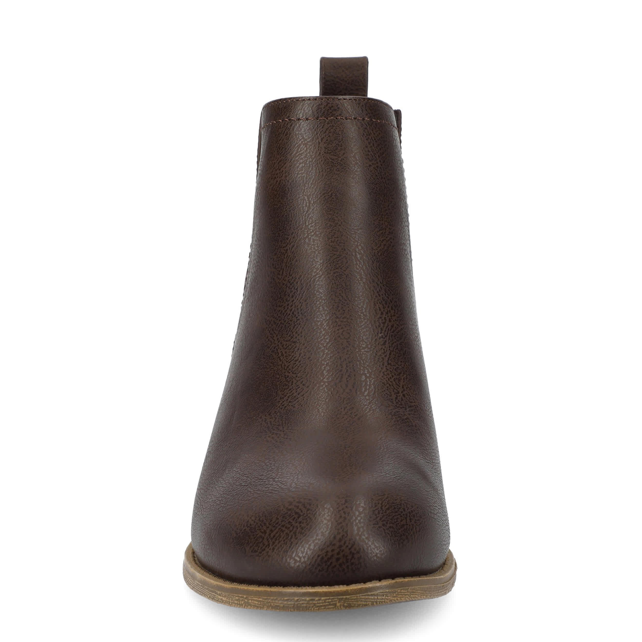 JOURNEE COLLECTION-WOMENS RIMI BOOTIE-BROWN & 