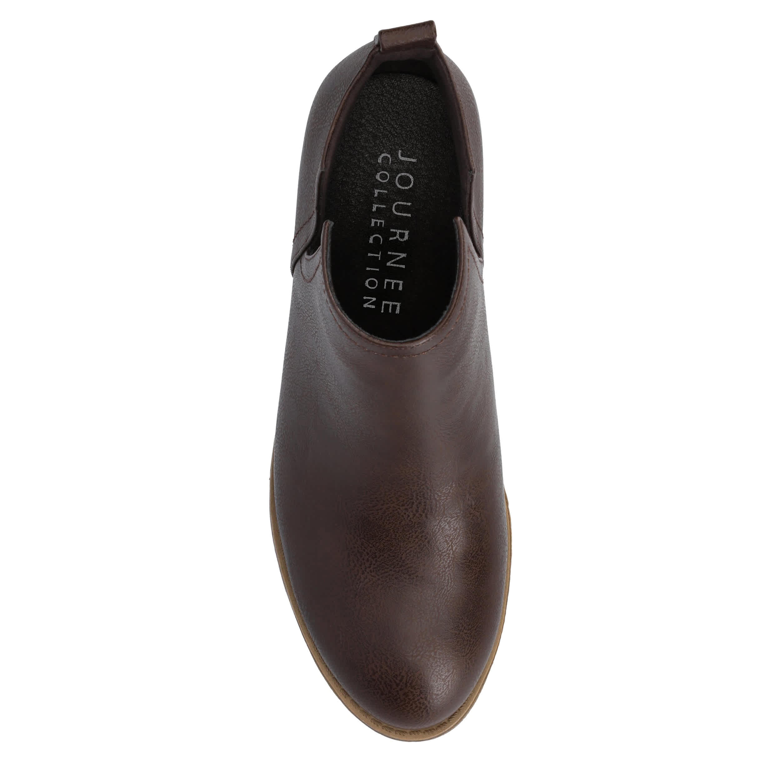 JOURNEE COLLECTION-WOMENS RIMI BOOTIE-BROWN & 