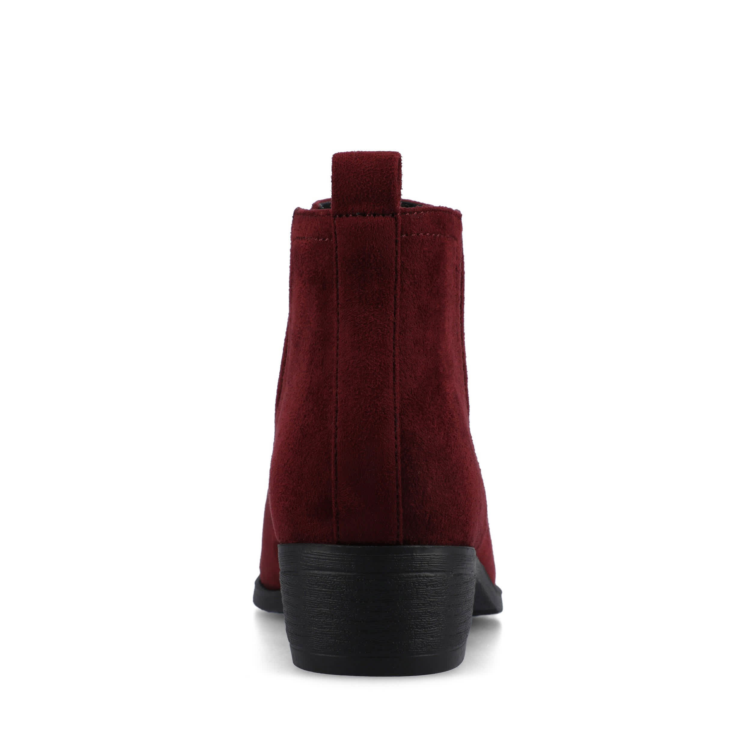 JOURNEE COLLECTION-WOMENS RIMI BOOTIE-DARK RED & 