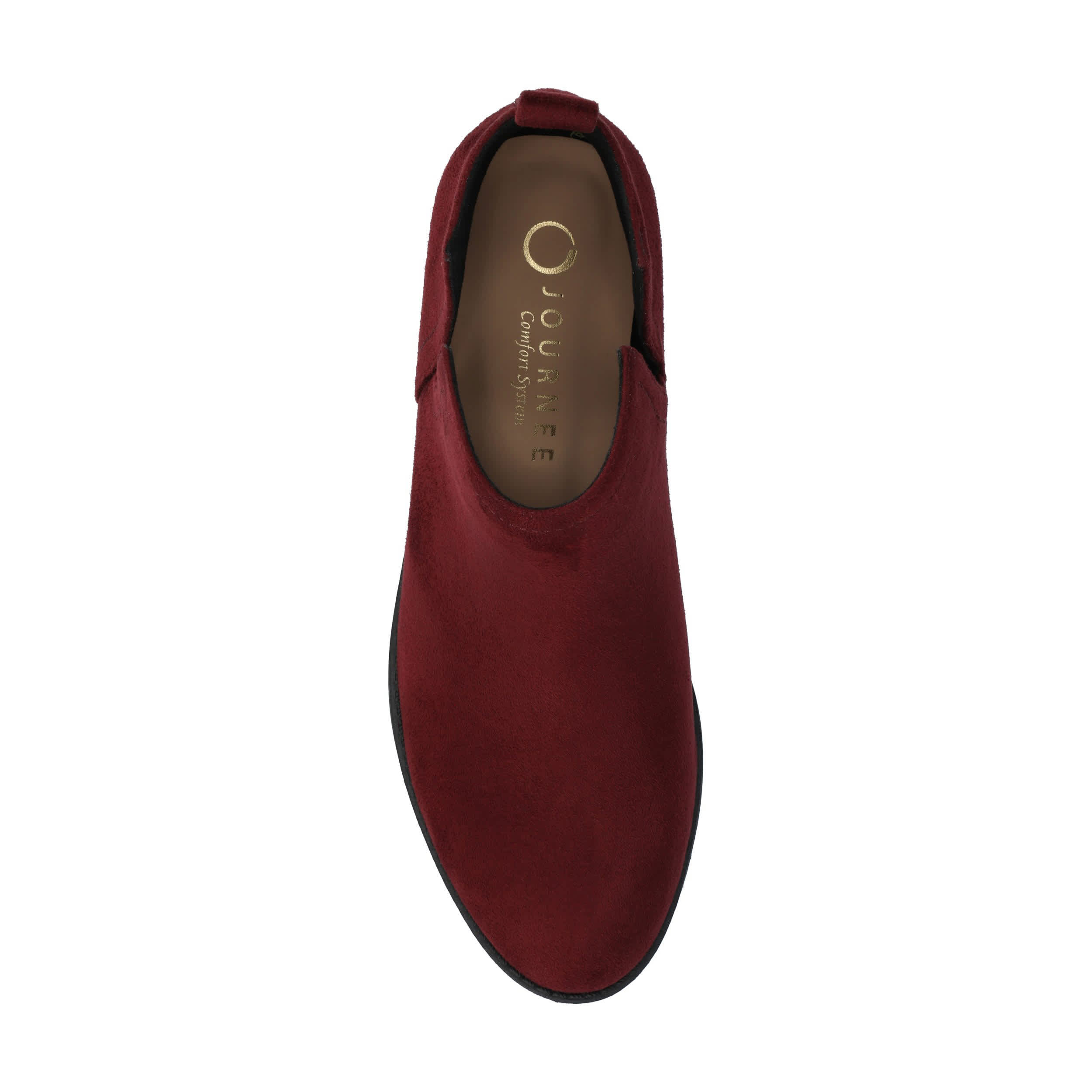JOURNEE COLLECTION-WOMENS RIMI BOOTIE-DARK RED & 
