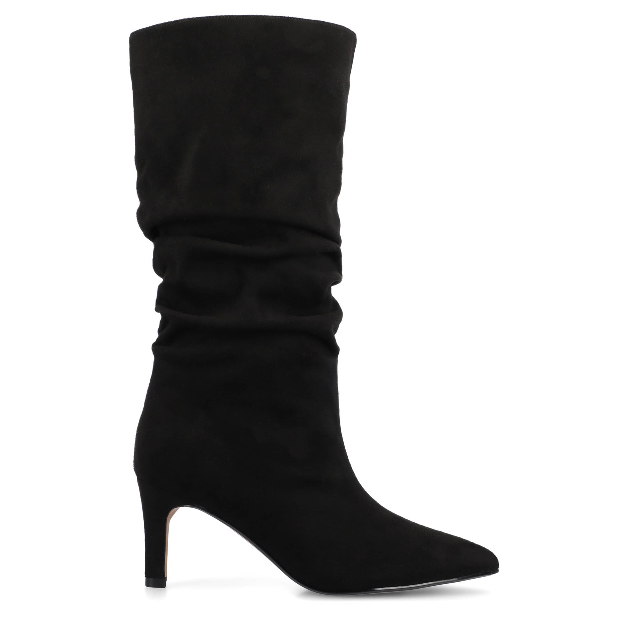 JOURNEE COLLECTION-WOMENS SONNET TALL BOOT-BLACK & 