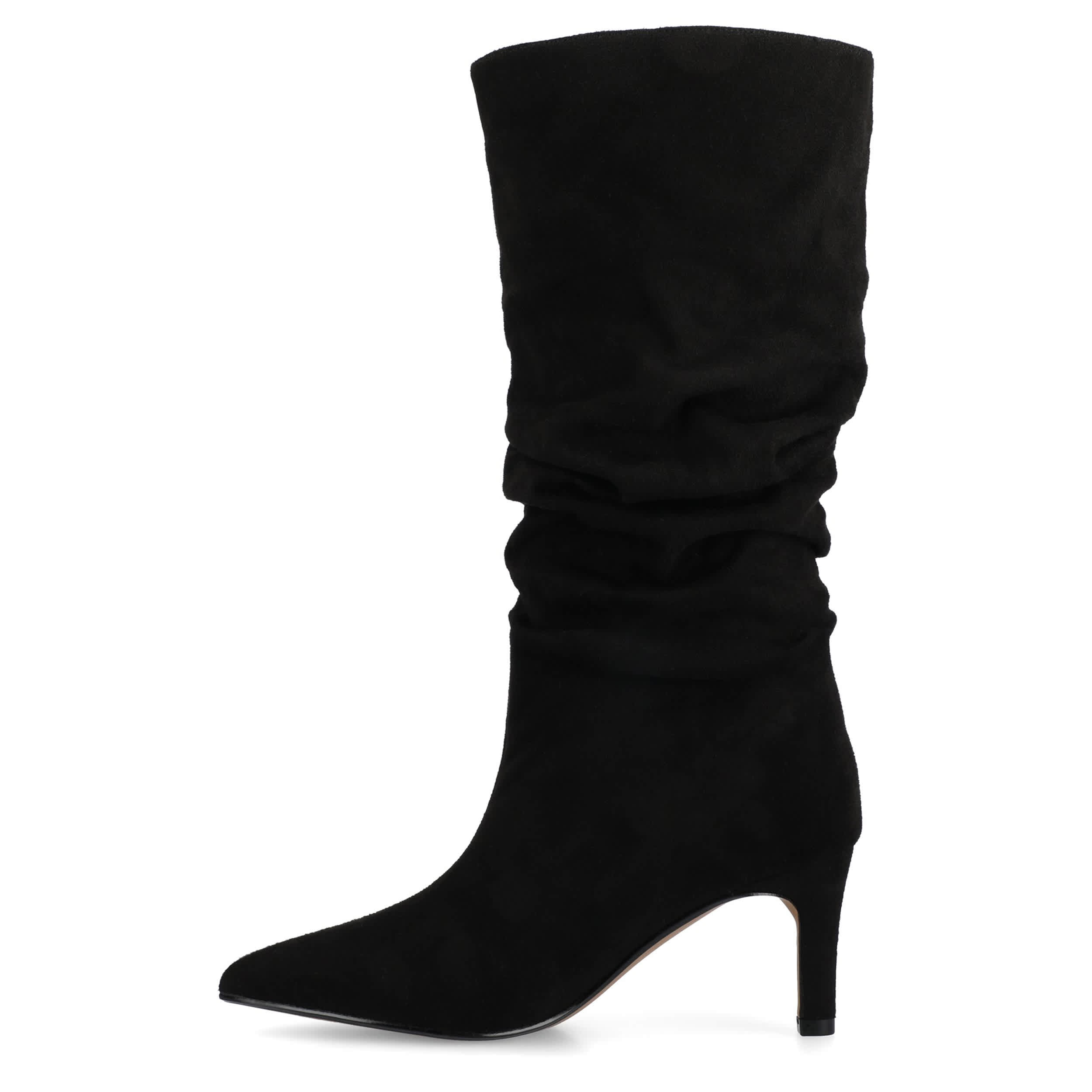 JOURNEE COLLECTION-WOMENS SONNET TALL BOOT-BLACK & 