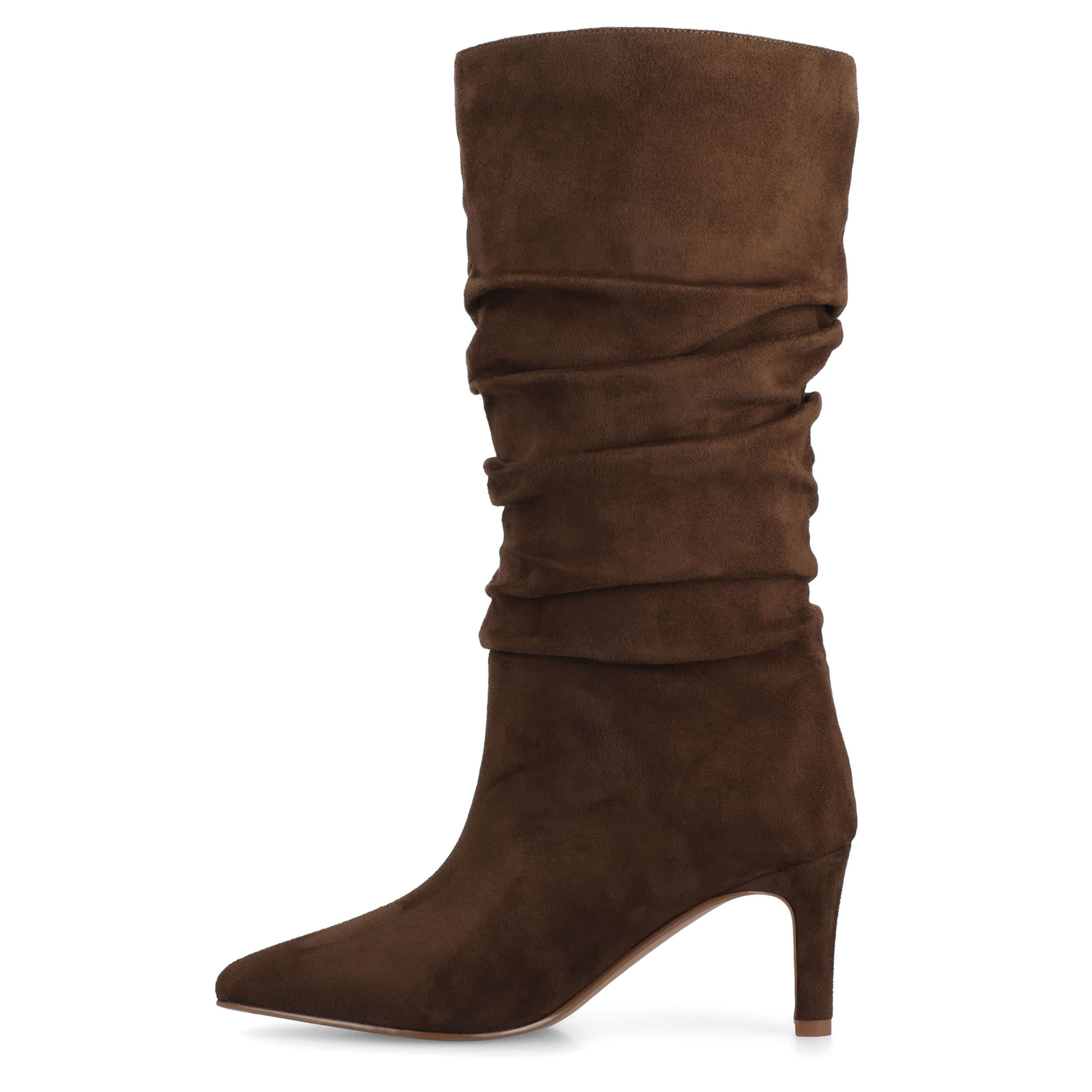 JOURNEE COLLECTION-WOMENS SONNET TALL BOOT-CHOCOLATE & 