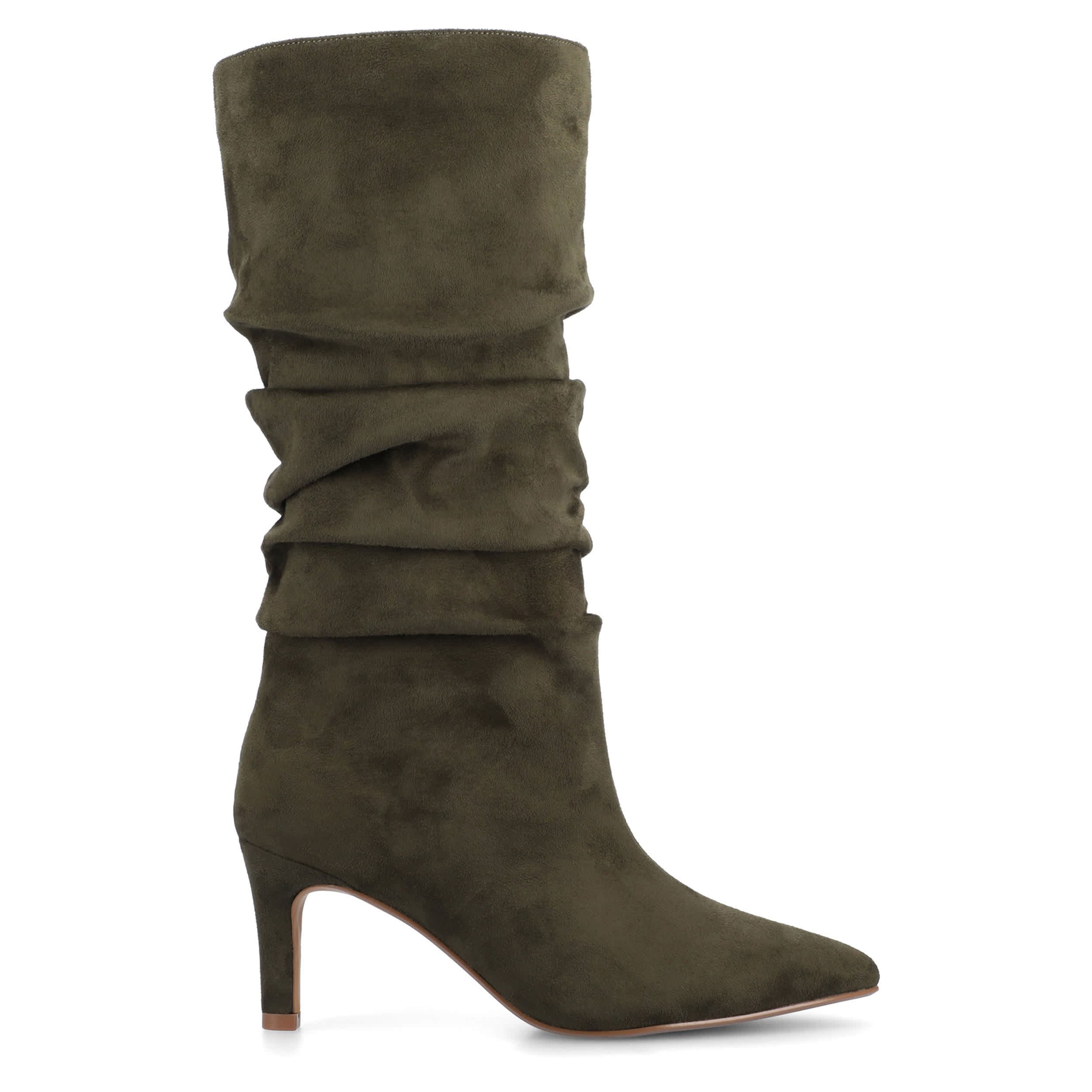 JOURNEE COLLECTION-WOMENS SONNET TALL BOOT-OLIVE & 