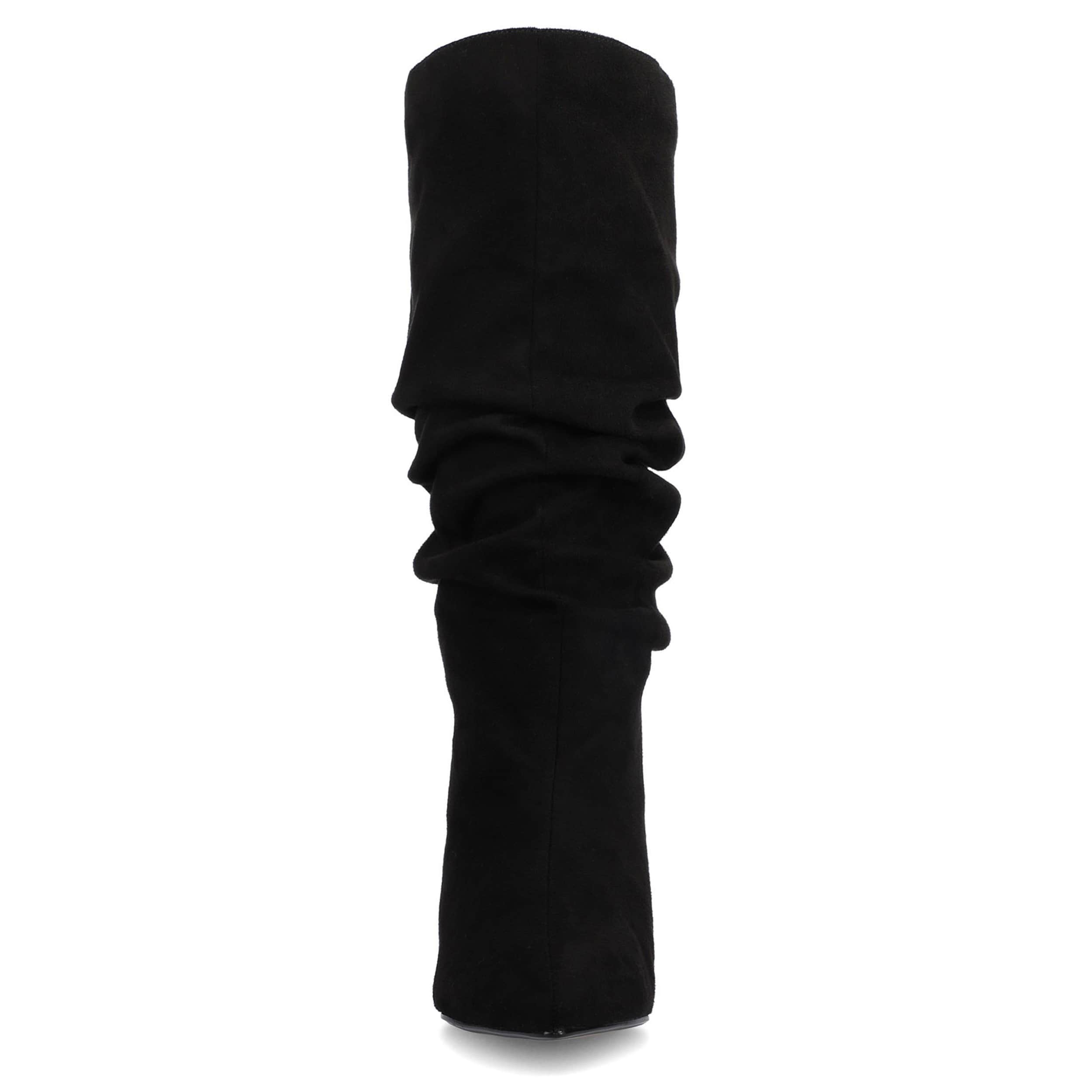 JOURNEE COLLECTION-WOMENS SONNET WIDE CALF TALL BOOT-BLACK & 