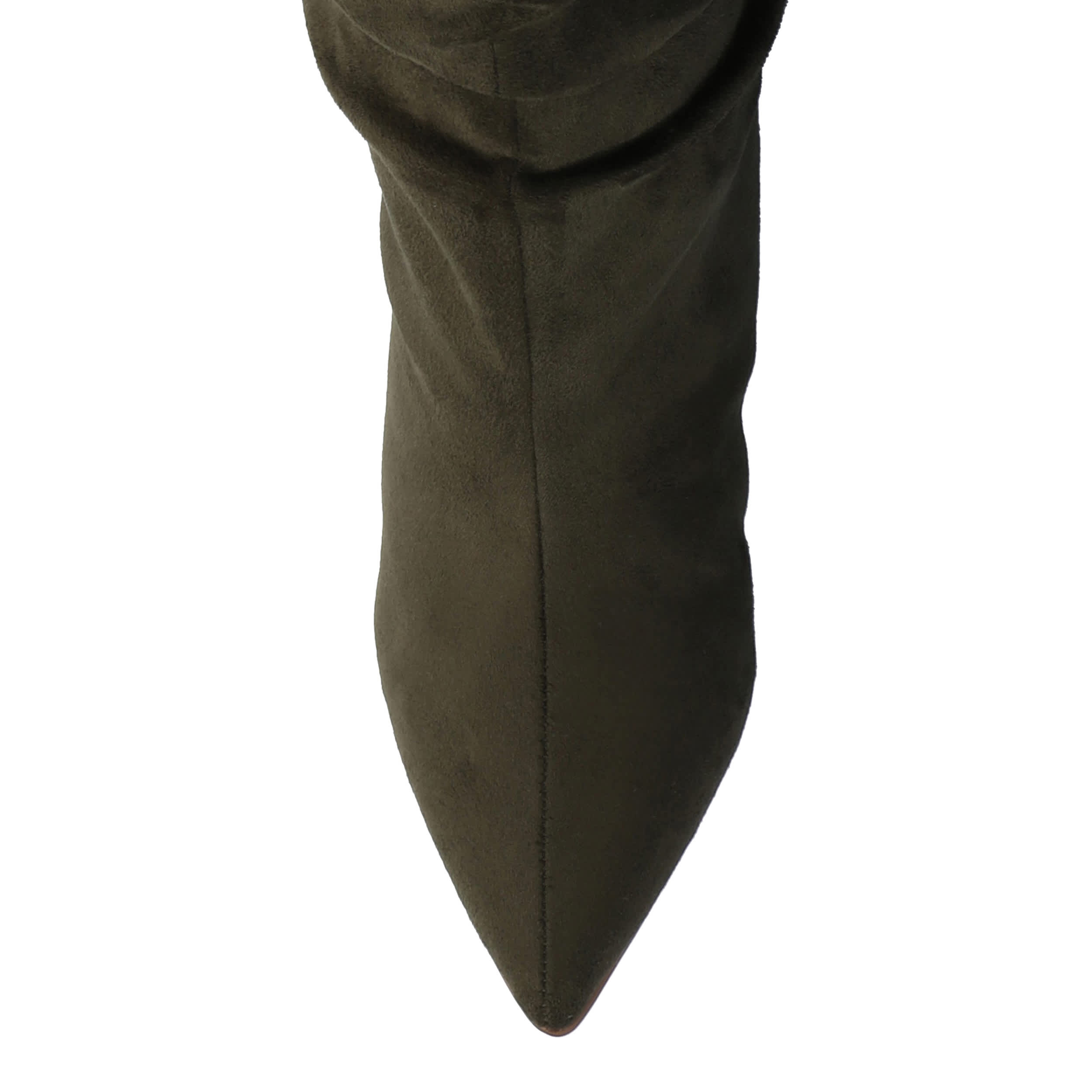 JOURNEE COLLECTION-WOMENS SONNET WIDE CALF TALL BOOT-OLIVE & 