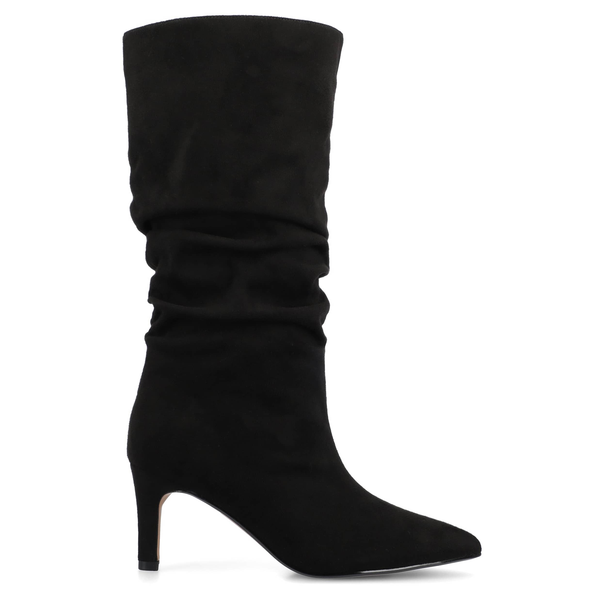 JOURNEE COLLECTION-WOMENS SONNET EXTRA WIDE CALF TALL BOOT-BLACK & 