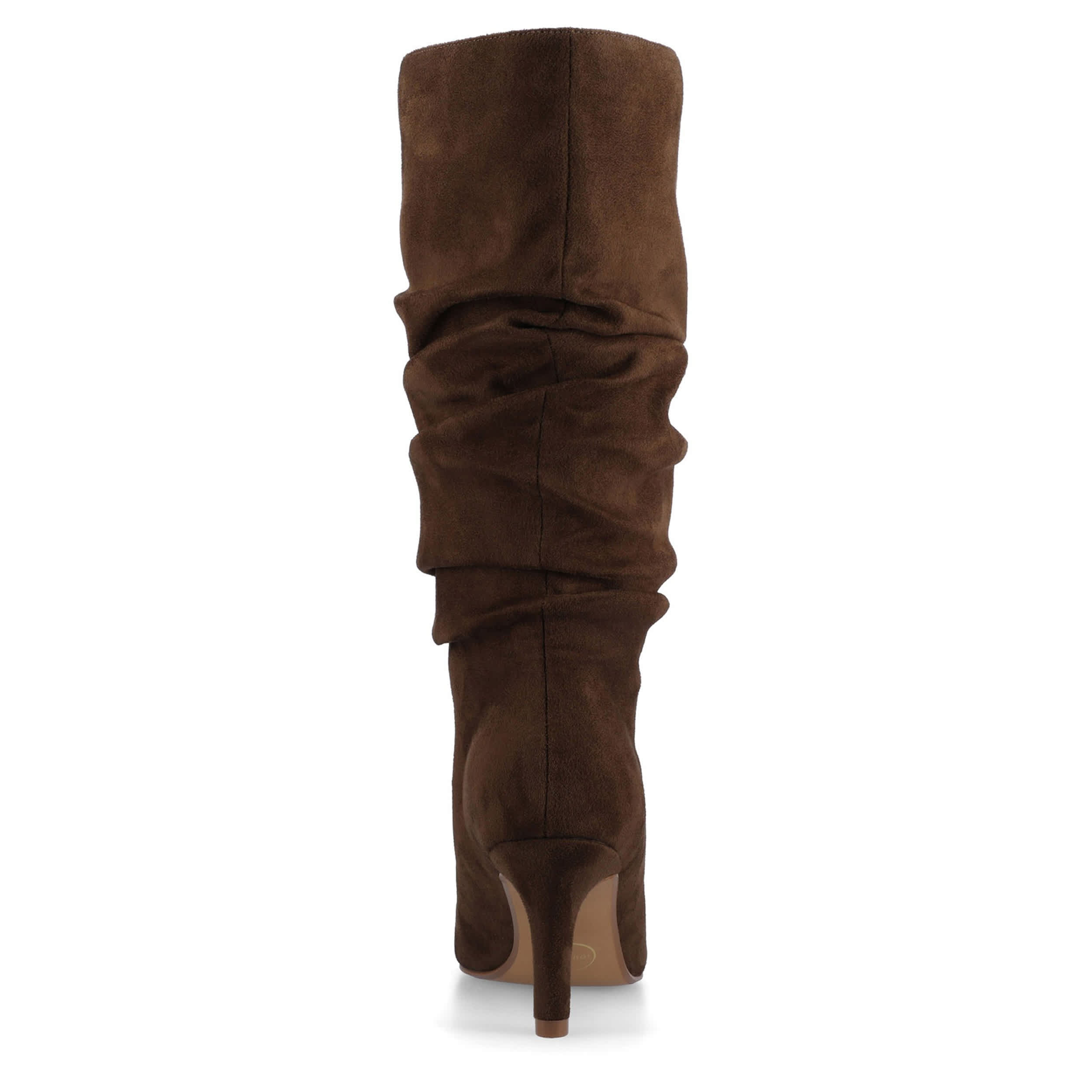 JOURNEE COLLECTION-WOMENS SONNET EXTRA WIDE CALF TALL BOOT-CHOCOLATE & 