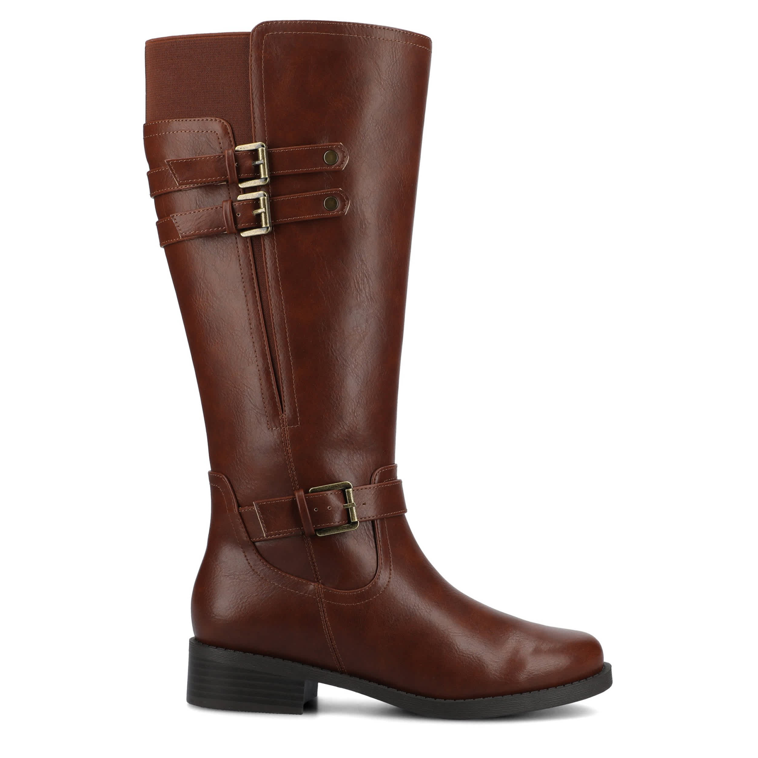 JOURNEE COLLECTION-WOMENS SONNY TALL BOOT-COGNAC & 