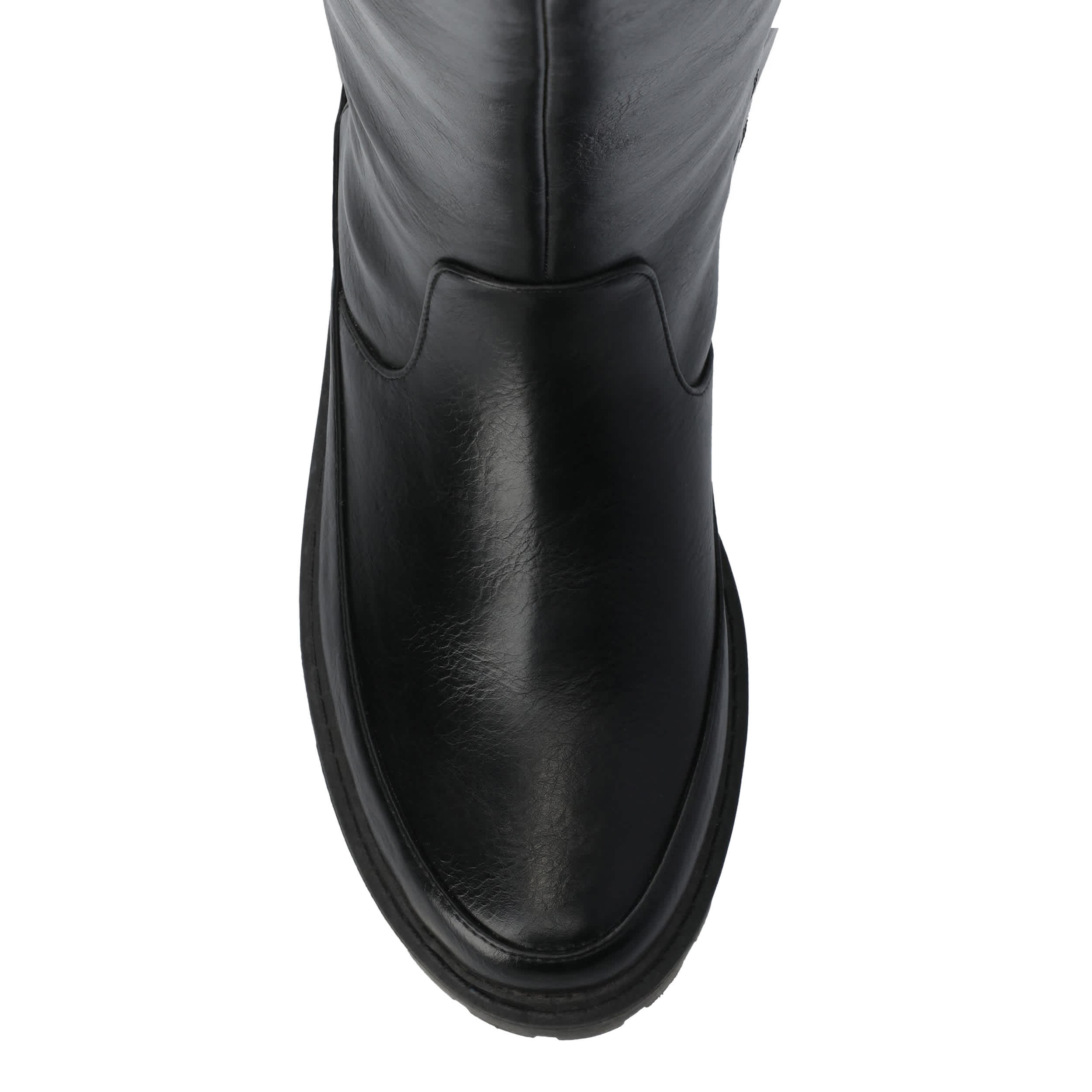 JOURNEE COLLECTION-WOMENS ZEMMIE TALL BOOT-BLACK & 