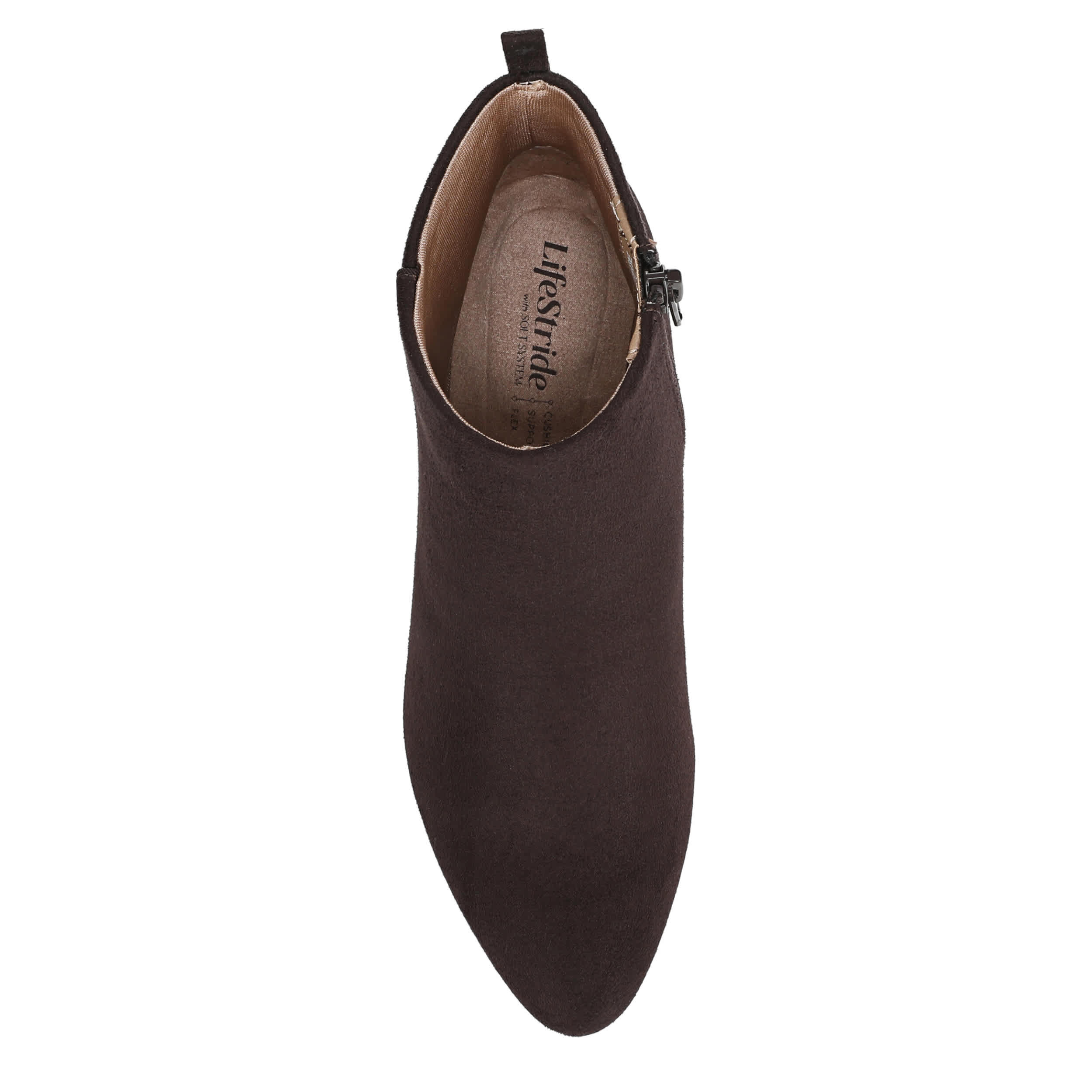 LIFESTRIDE-WOMENS GLOW DRESS BOOTIE-CHOCOLATE & 