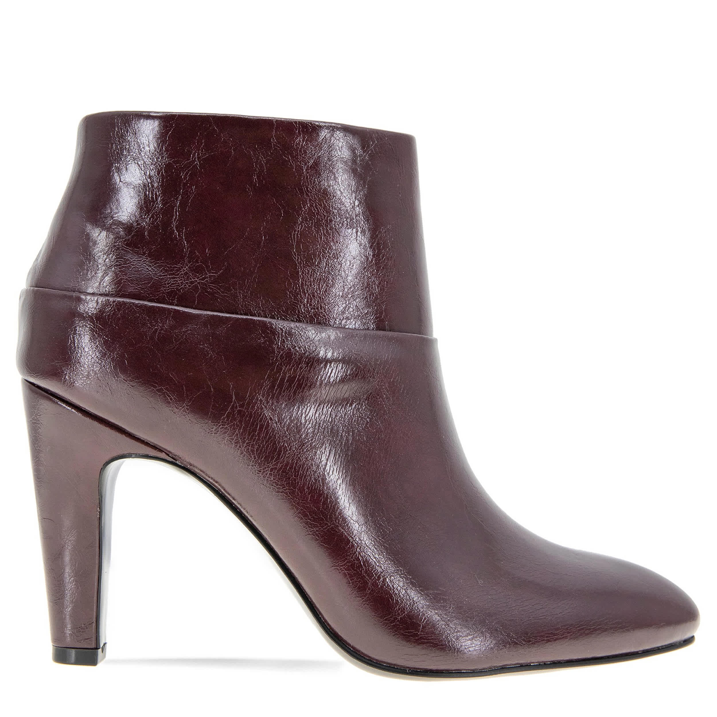 BCBG GENERATION-WOMENS RIVERLIN DRESS BOOTIE-DARK RED & 