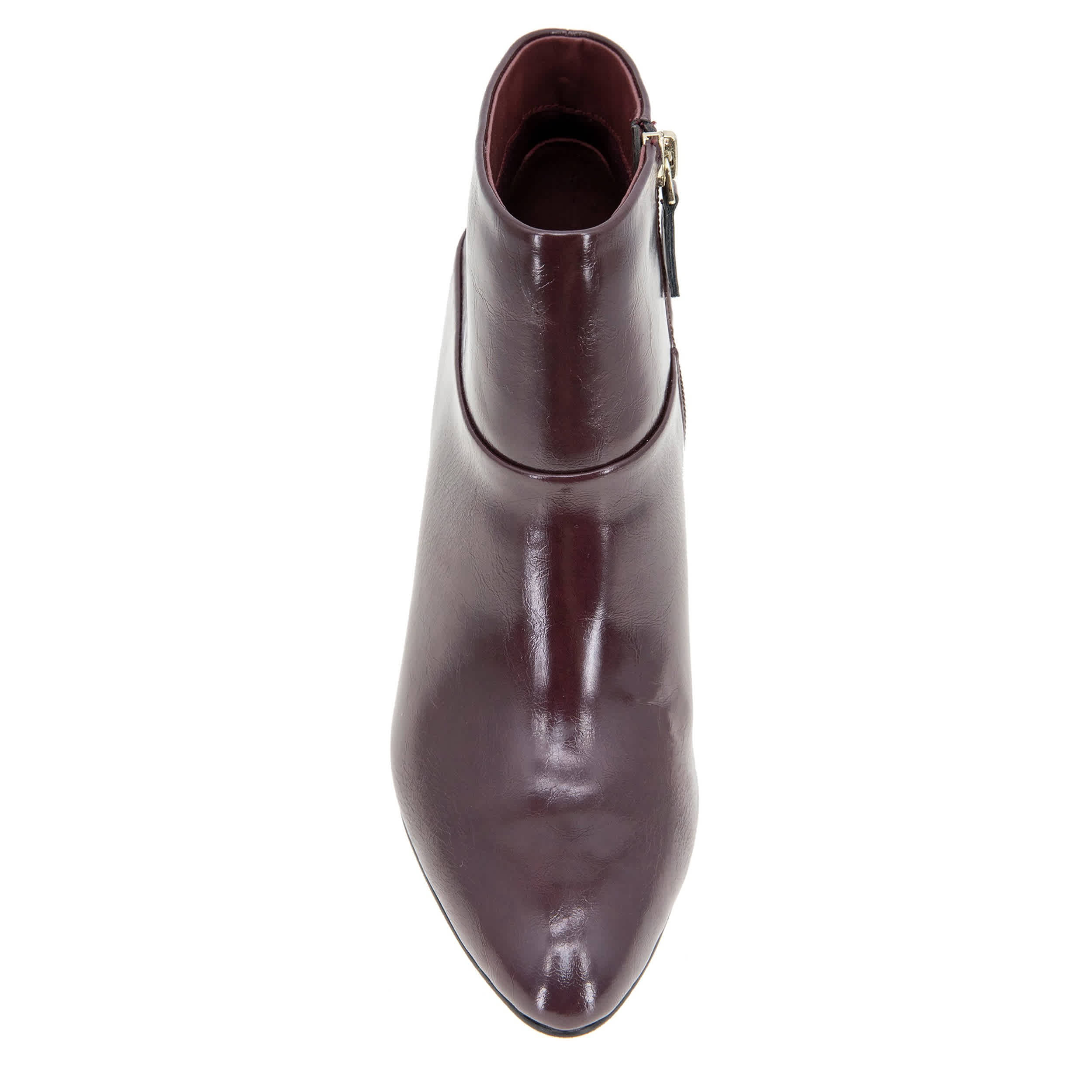 BCBG GENERATION-WOMENS RIVERLIN DRESS BOOTIE-DARK RED & 