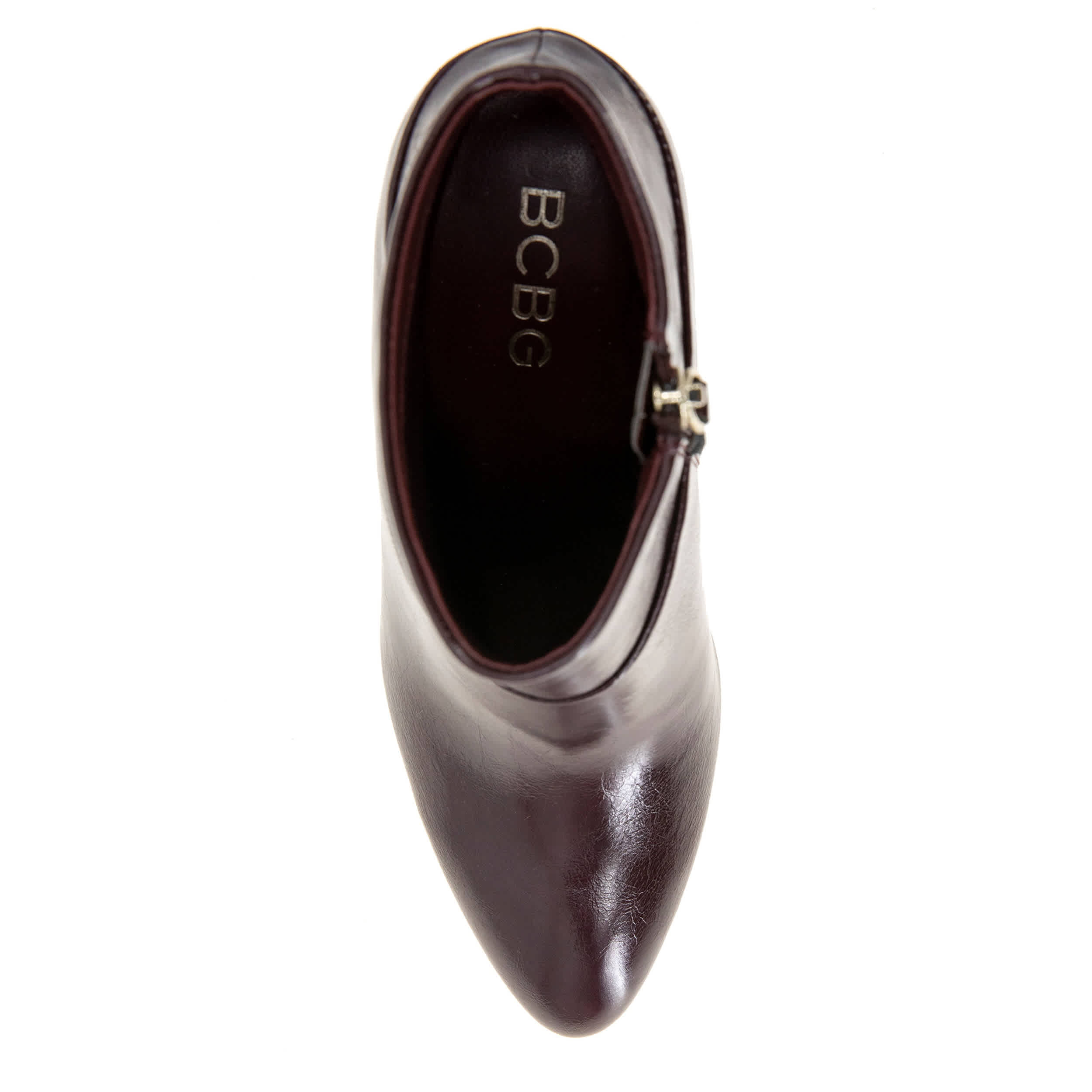 BCBG GENERATION-WOMENS RIVERLIN DRESS BOOTIE-DARK RED & 