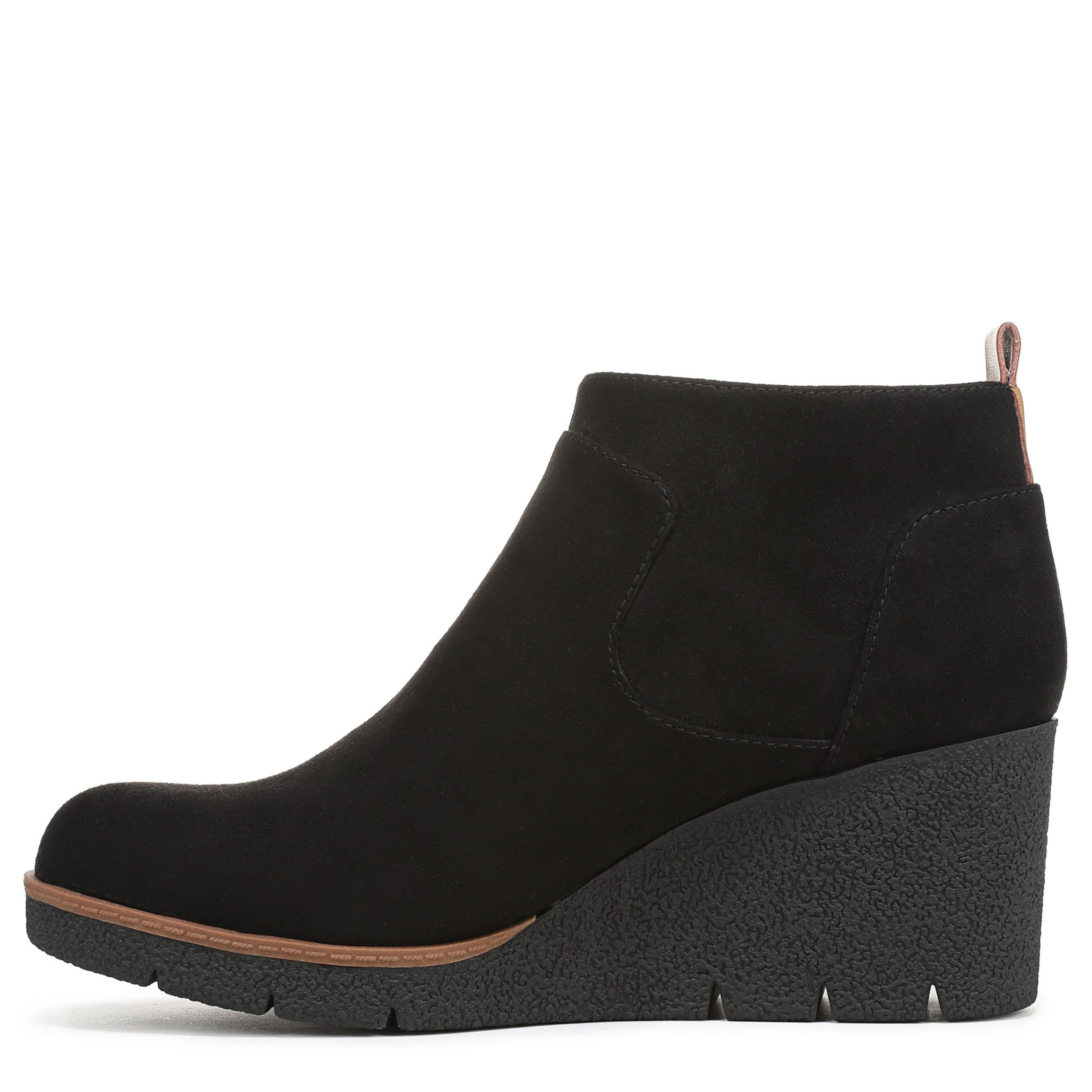 DR. SCHOLL'S-WOMENS BIANCA WEDGE BOOTIE-BLACK & 