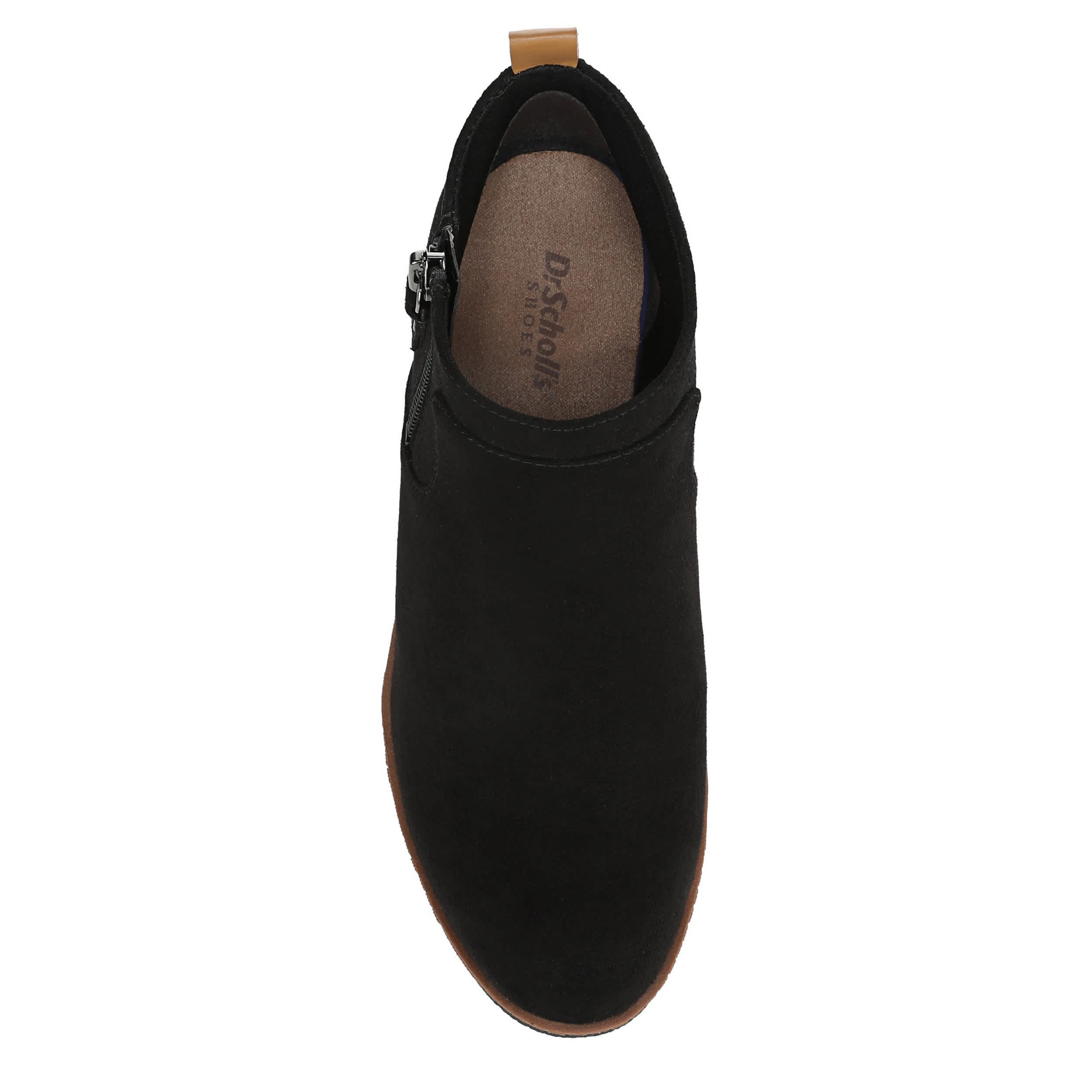 DR. SCHOLL'S-WOMENS BIANCA WEDGE BOOTIE-BLACK & 