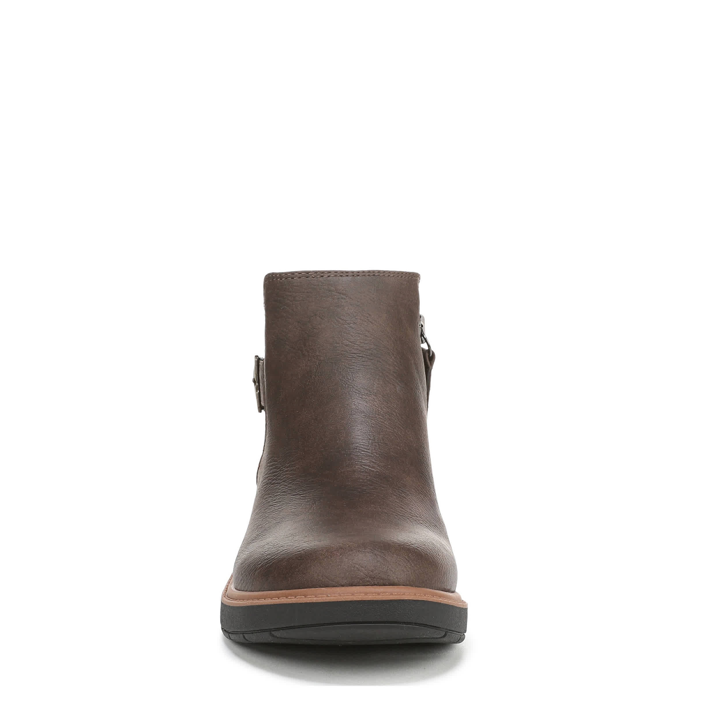DR. SCHOLL'S-WOMENS CALM ONE BOOTIE-DARK BROWN & 