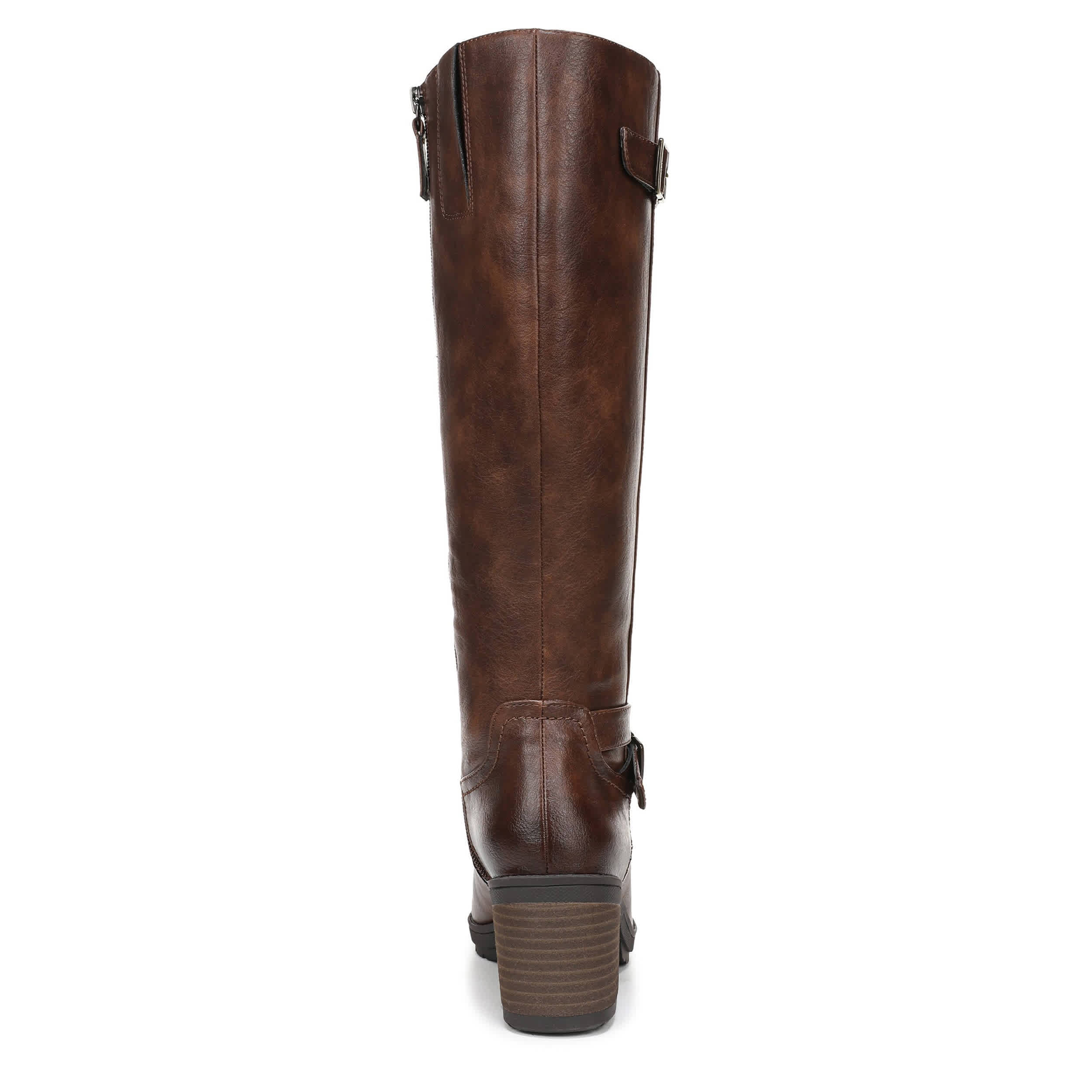 DR. SCHOLL'S-WOMENS PRAIRIE WIDE CALF TALL BOOT-DARK BROWN & 