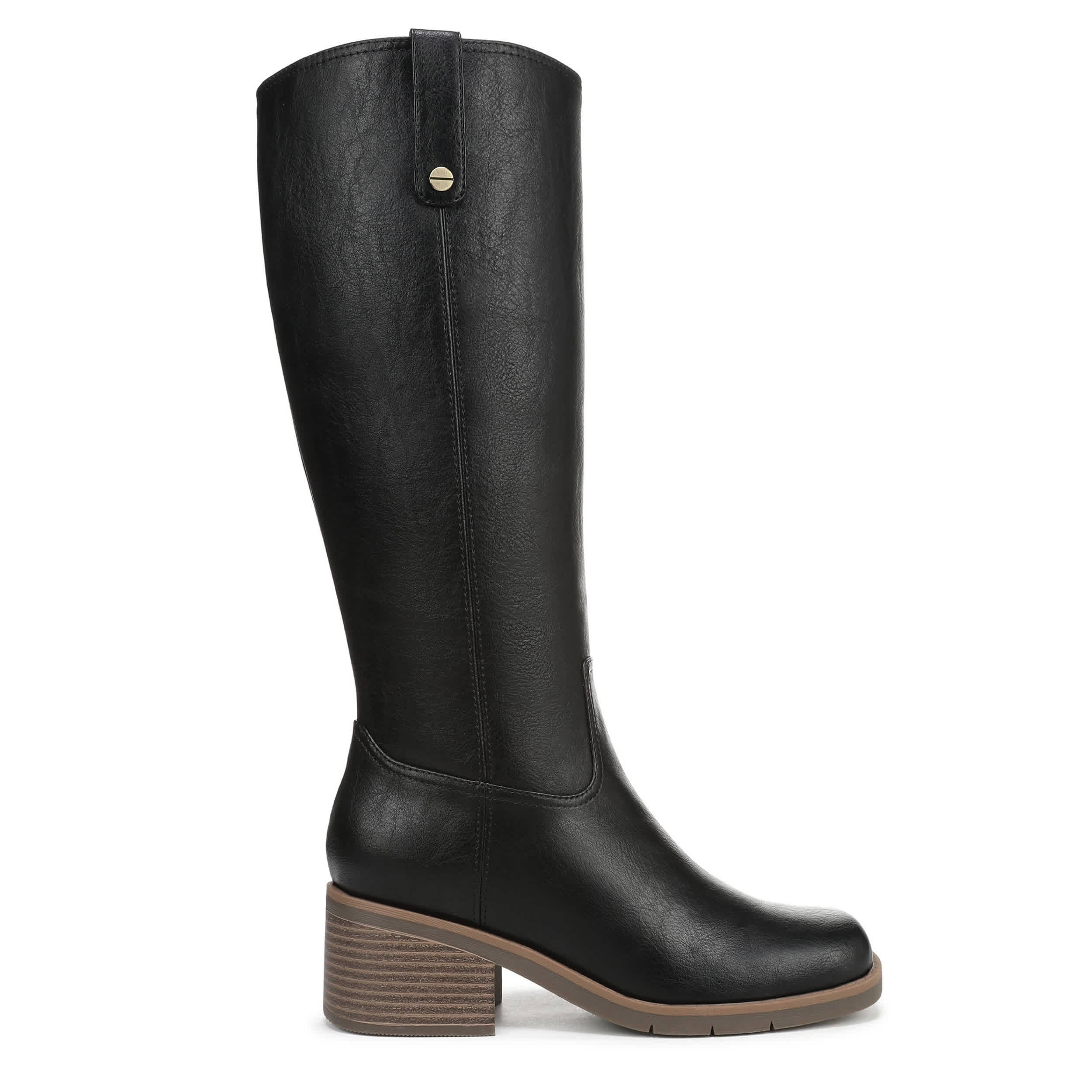 DR. SCHOLL'S-WOMENS JOPLIN WIDE CALF TALL BOOT-BLACK & 