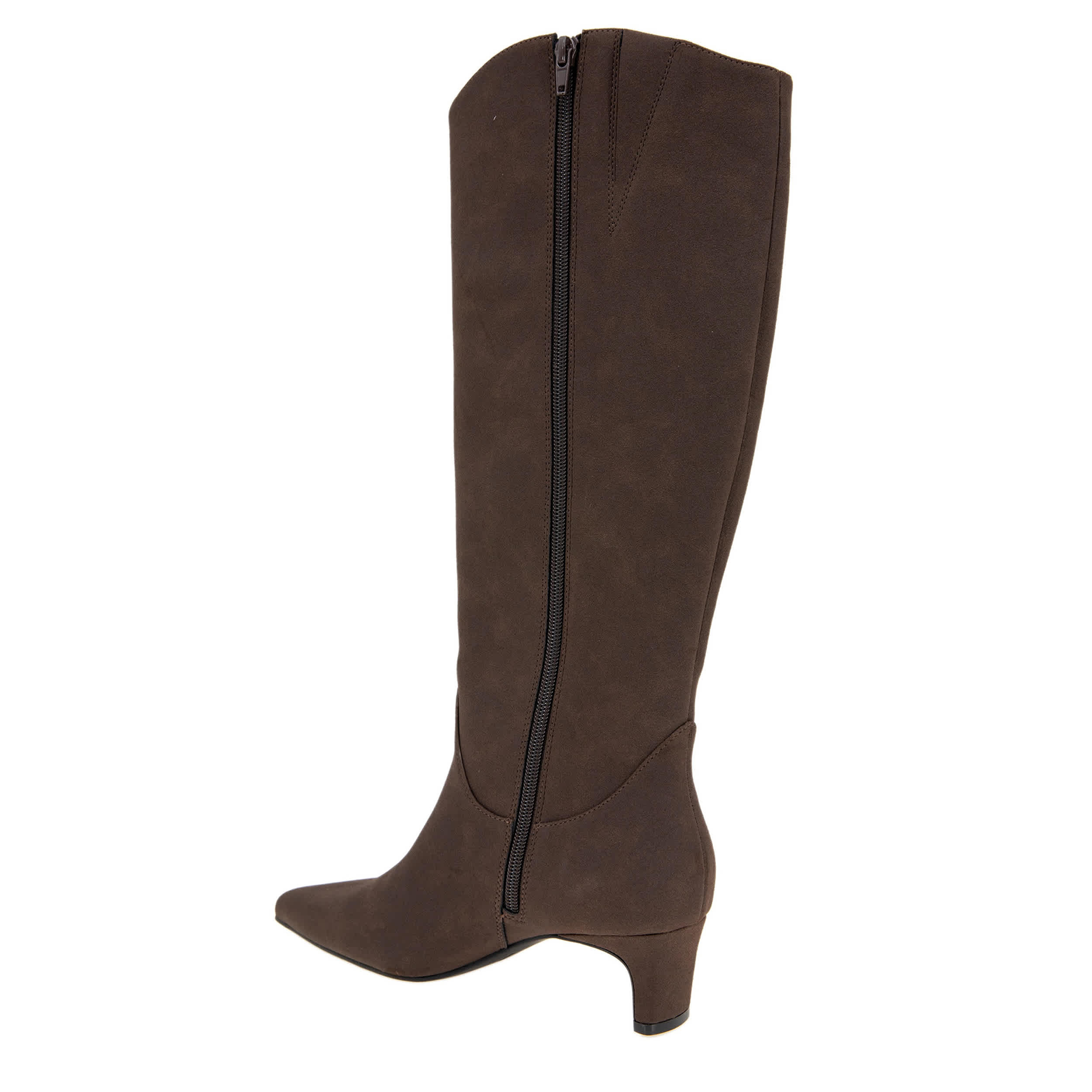 BCBG GENERATION-WOMENS ZURI TALL BOOT-DARK BROWN & 