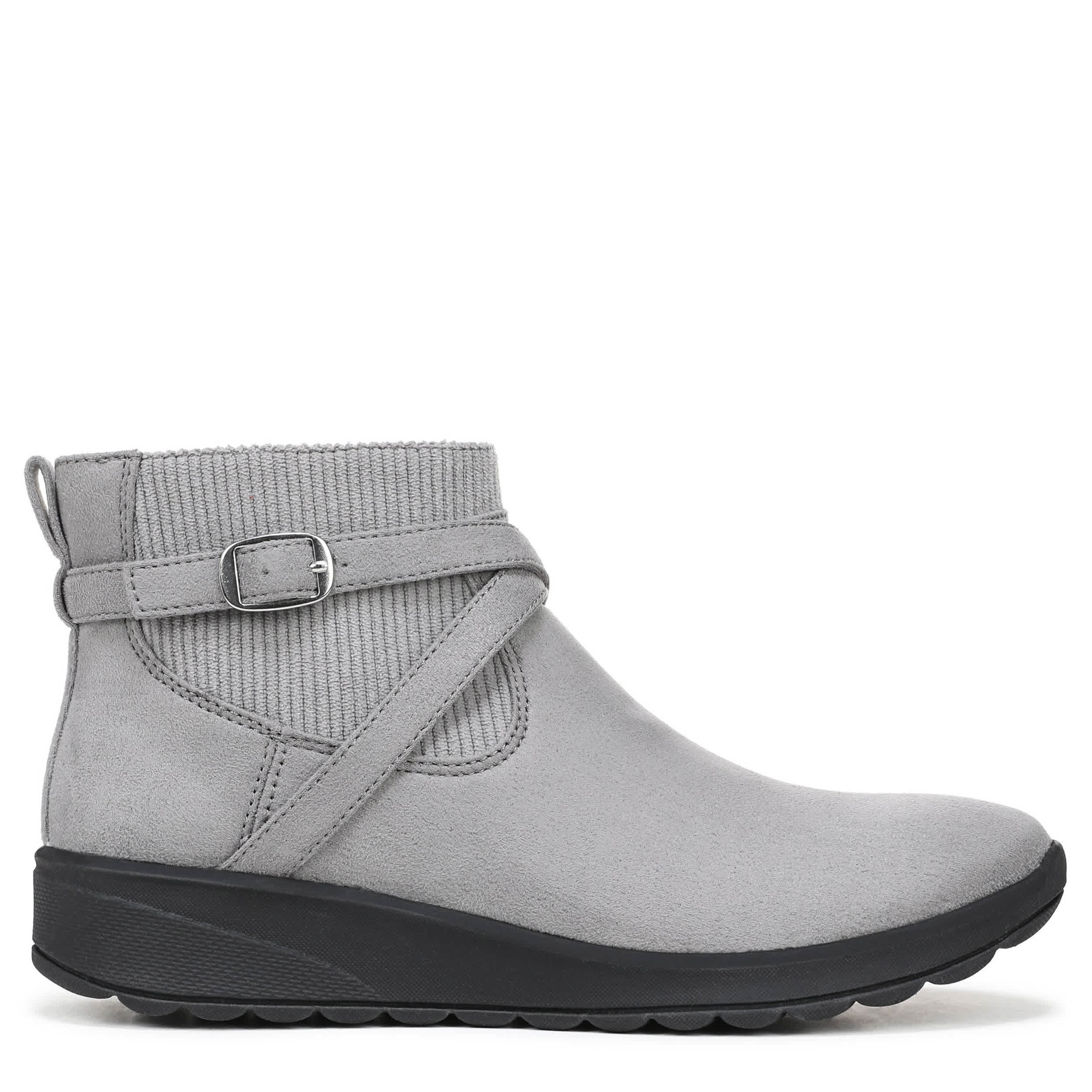 LIFESTRIDE-WOMENS GATES ANKLE BOOT-GREY & DARK GREY