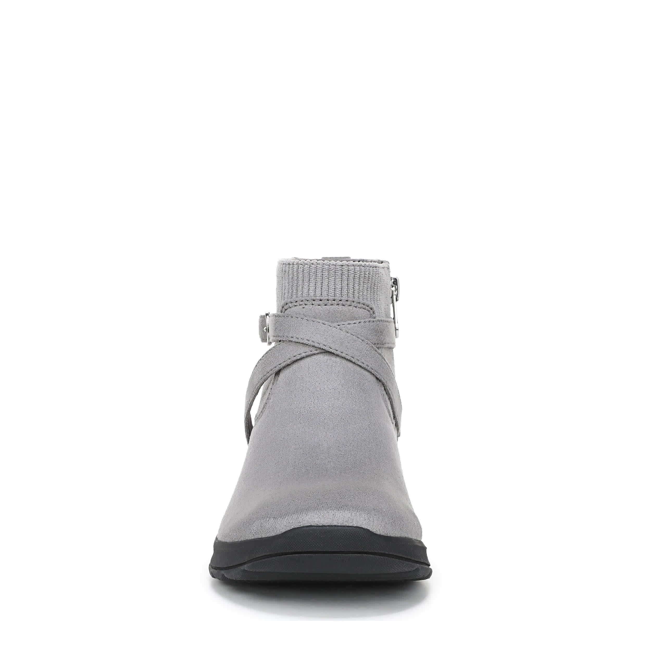 LIFESTRIDE-WOMENS GATES ANKLE BOOT-GREY & DARK GREY