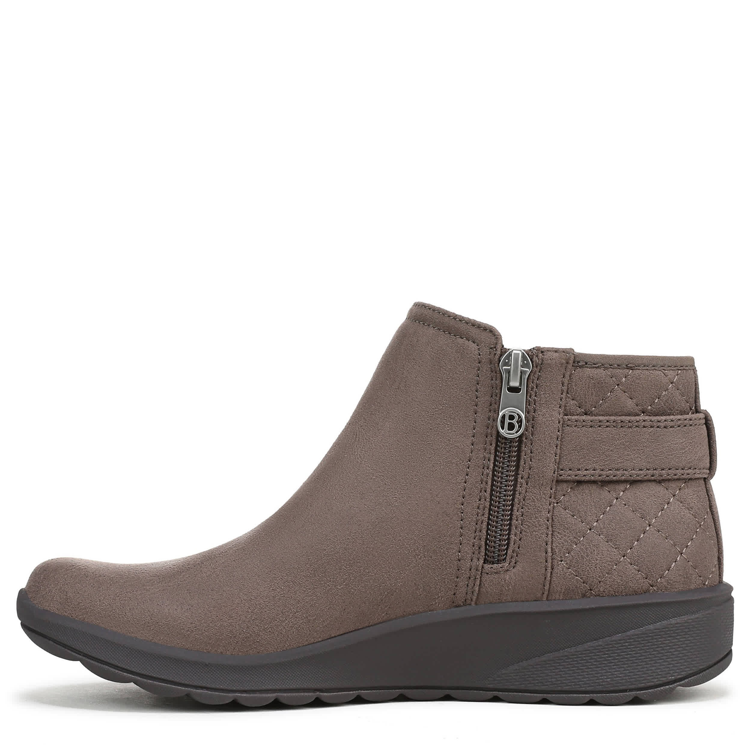 LIFESTRIDE-WOMENS GAZE BOOTIE-TAUPE & 