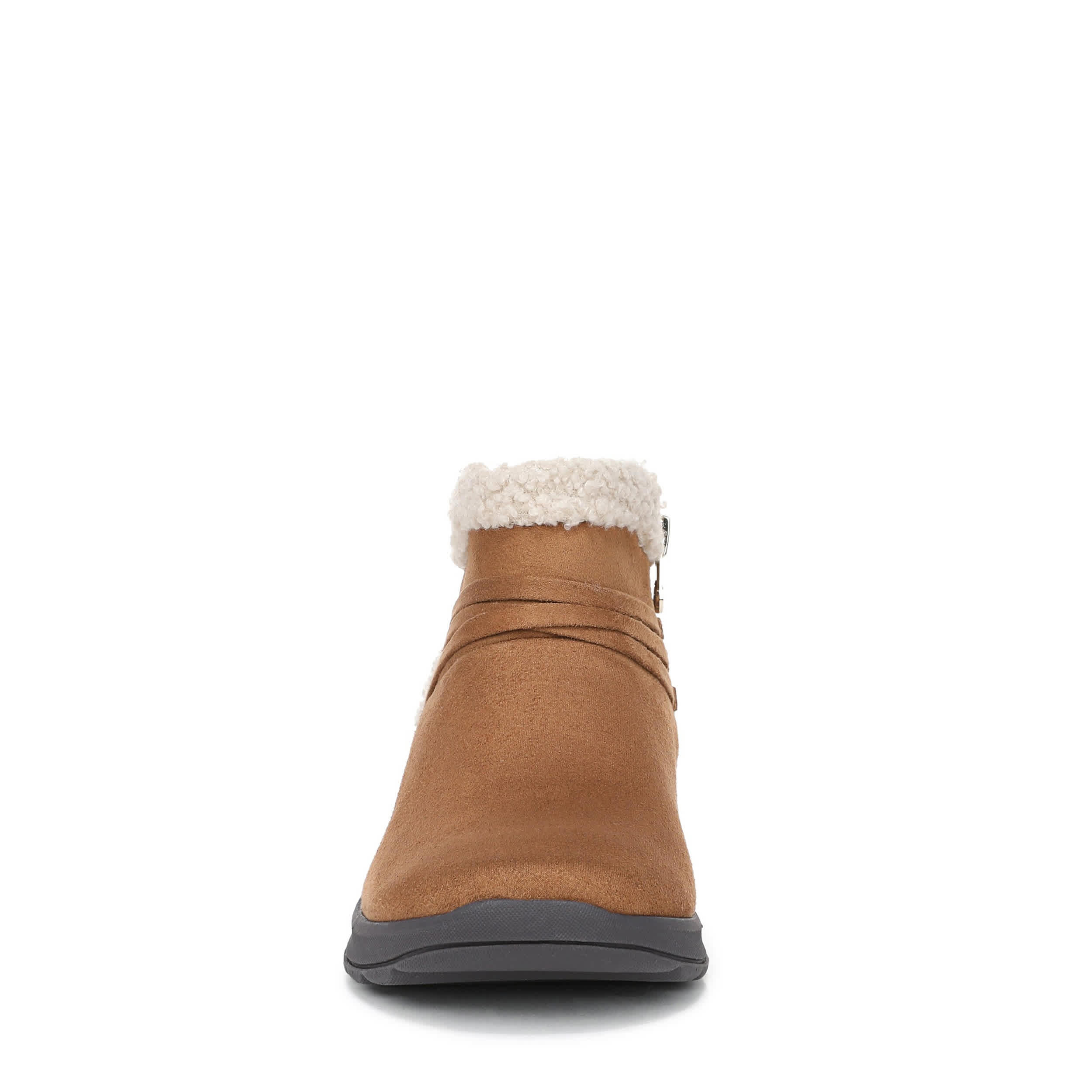 LIFESTRIDE-WOMENS GLENDALE ANKLE BOOT-DARK TAN & 