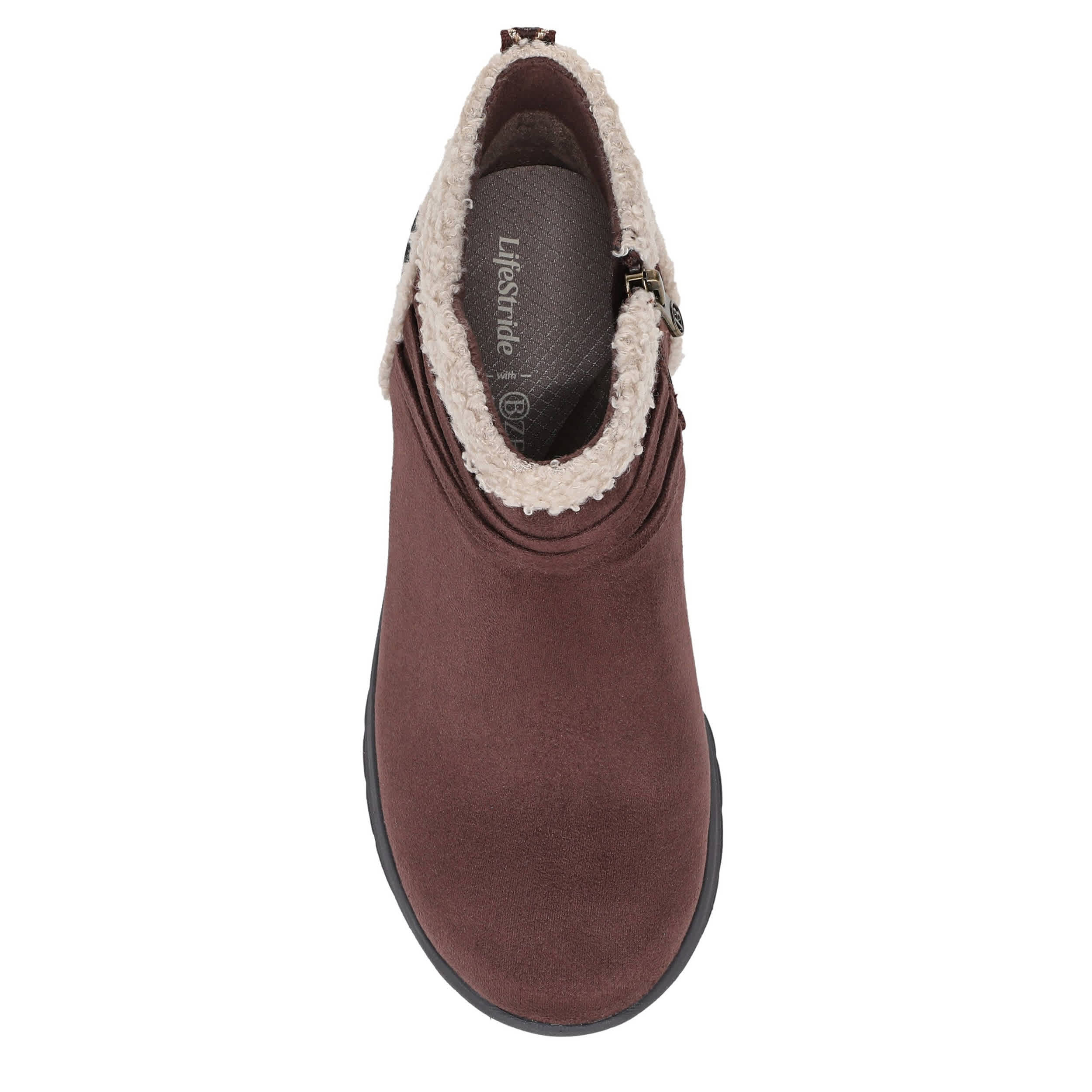 LIFESTRIDE-WOMENS GLENDALE ANKLE BOOT-COFFEE & ESPRESSO
