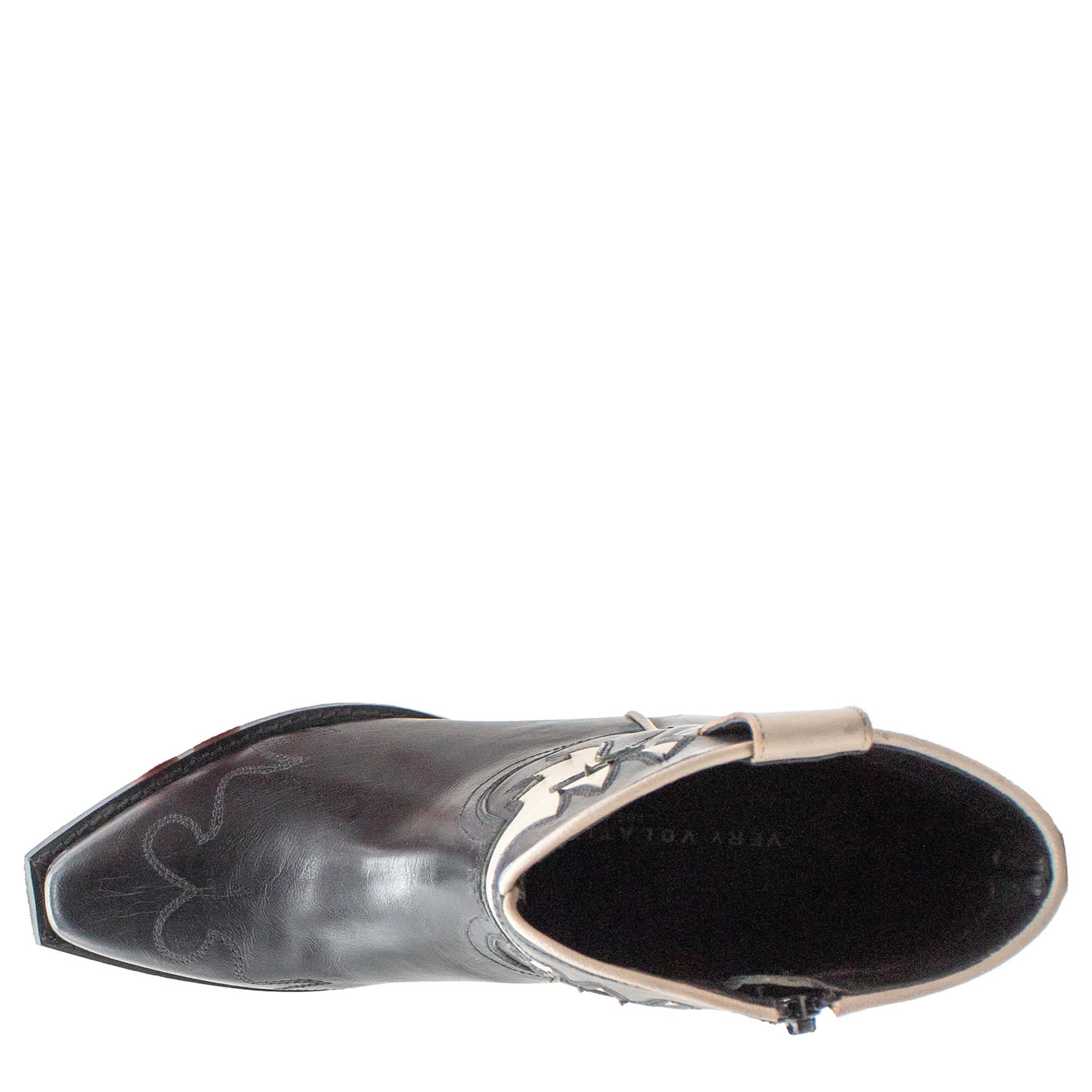 VOLATILE-WOMENS COLT WESTERN BOOT-BLACK & 
