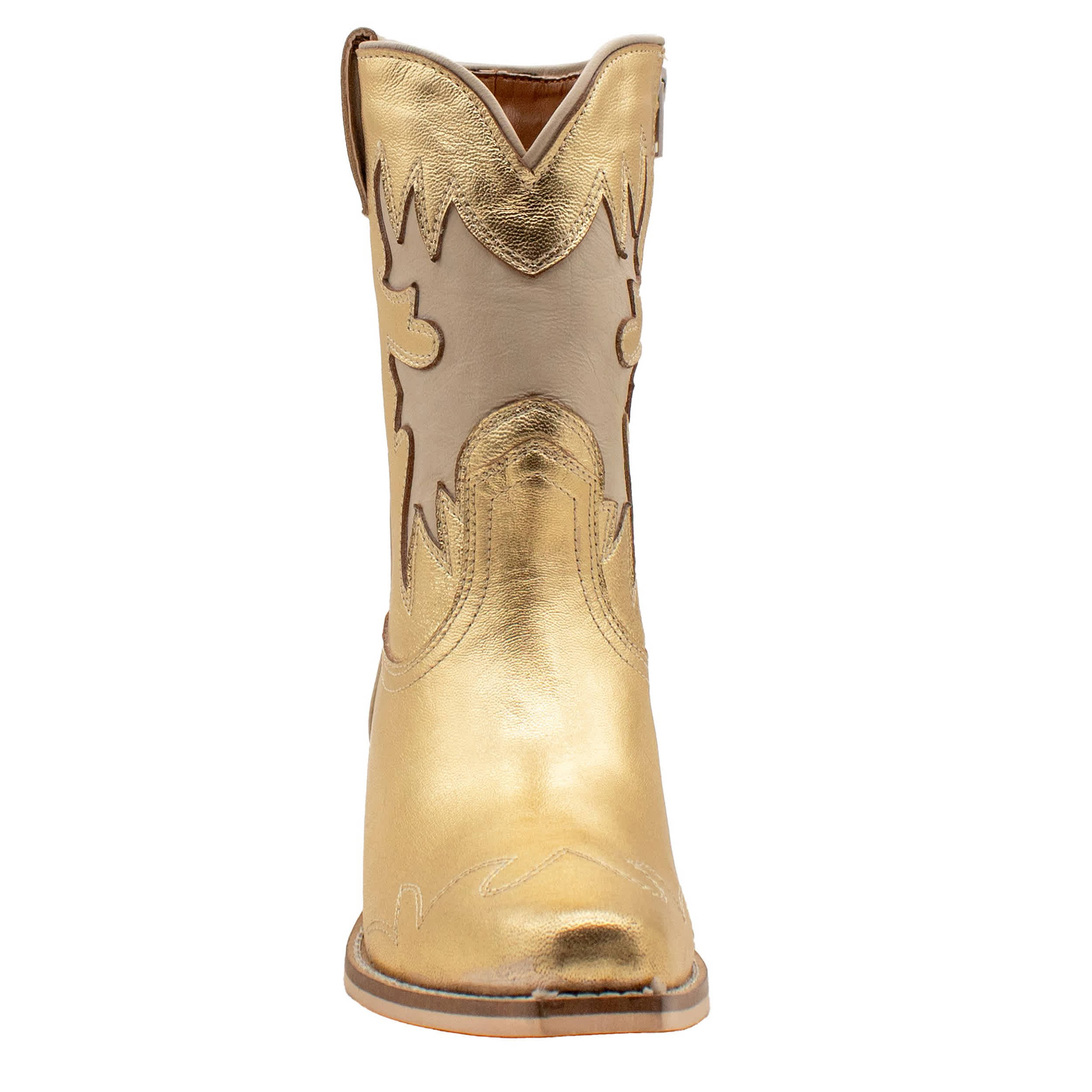 VOLATILE-WOMENS COLT WESTERN BOOT-GOLD & 