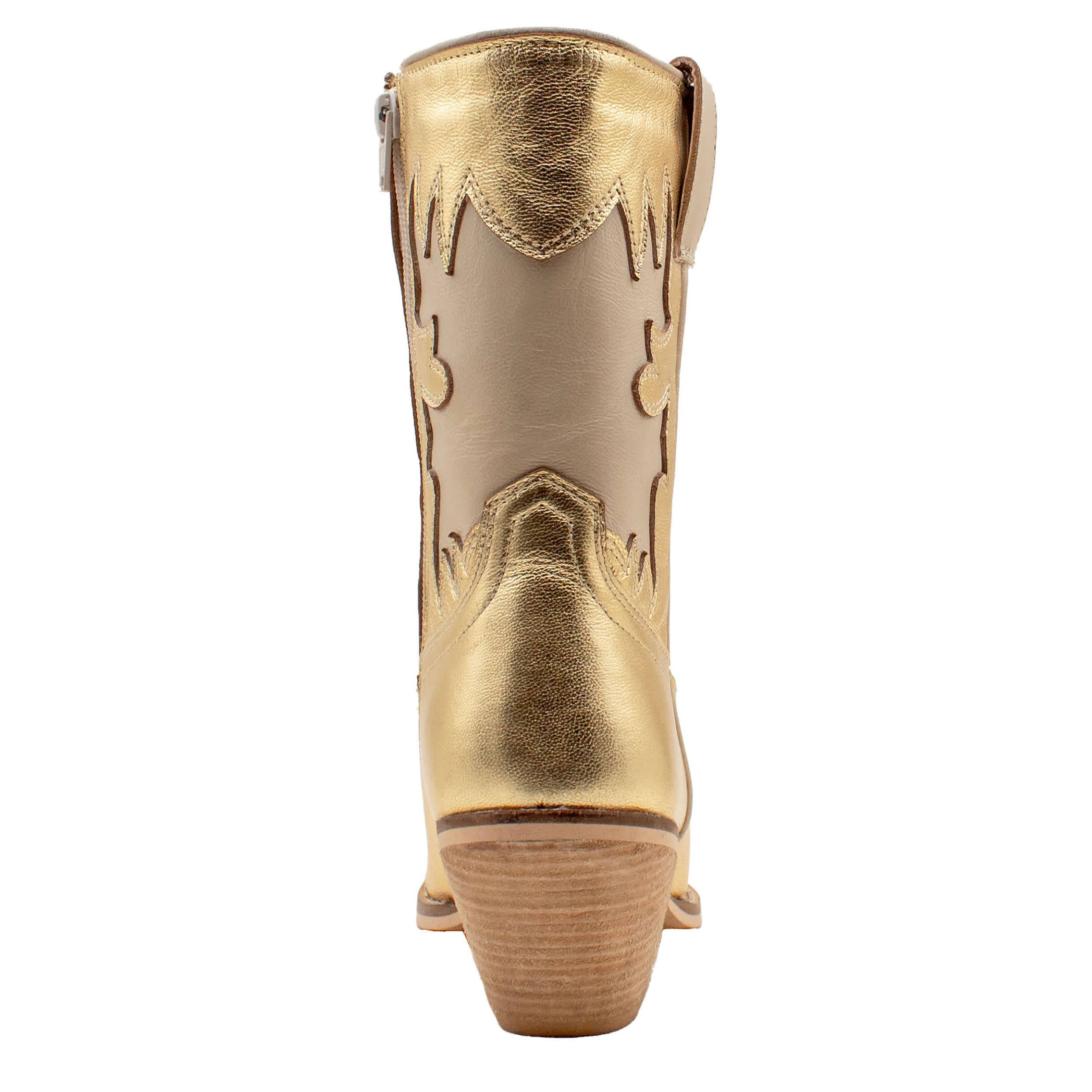 VOLATILE-WOMENS COLT WESTERN BOOT-GOLD & 