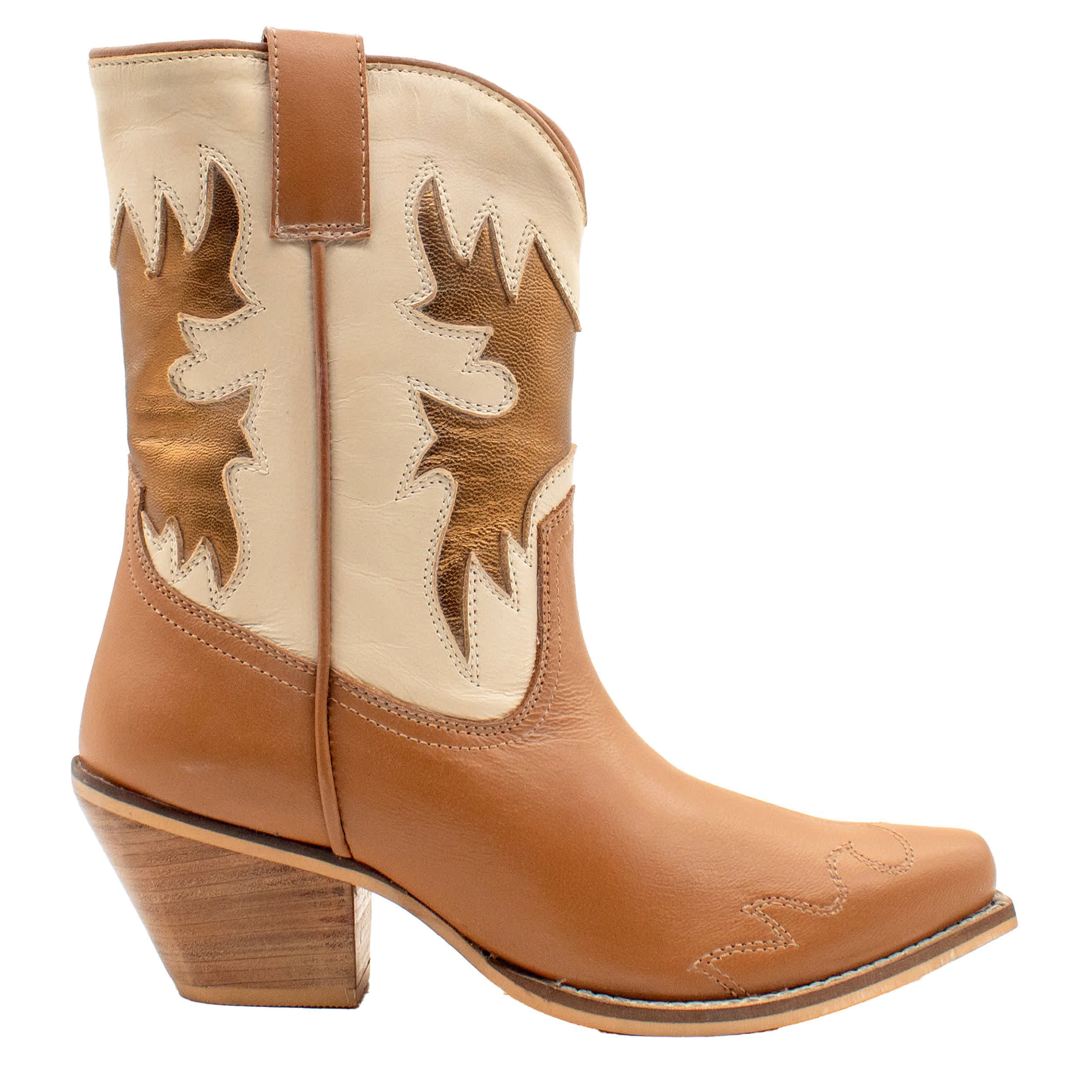 VOLATILE-WOMENS COLT WESTERN BOOT-TAN & 