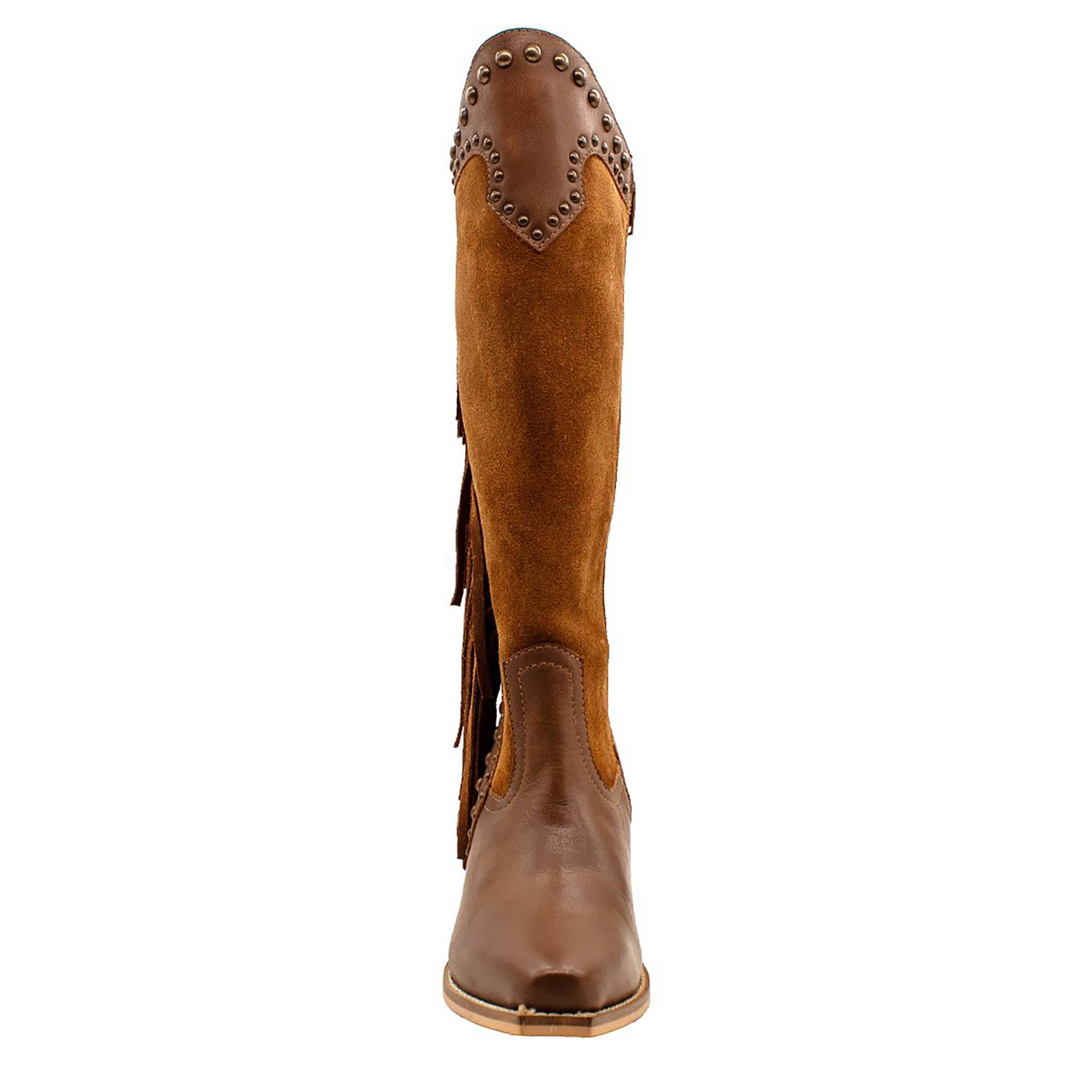 VOLATILE-WOMENS PALOMINO WESTERN BOOT-TAN & 