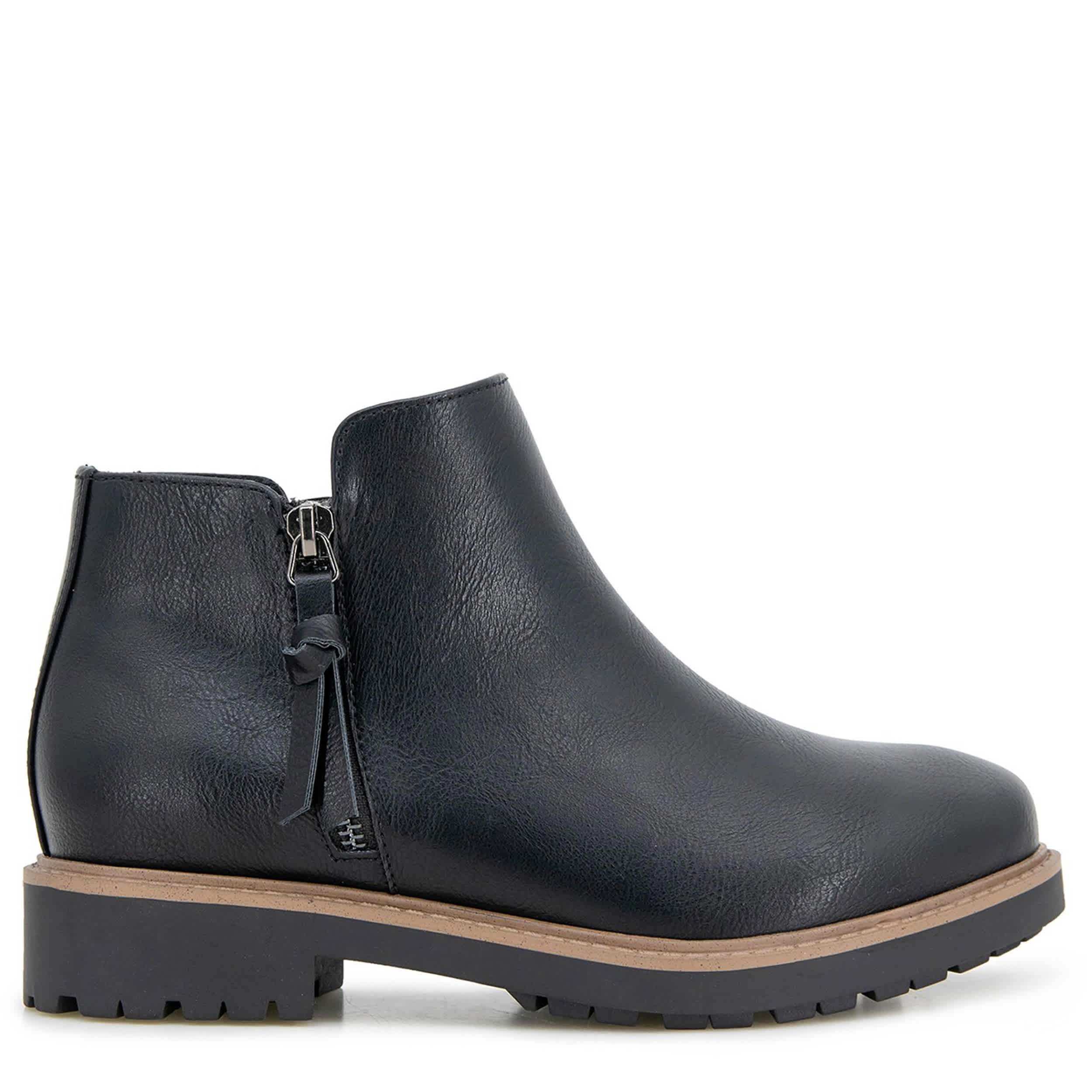 ESPRIT-WOMENS SAIGE ANKLE BOOT-BLACK & 