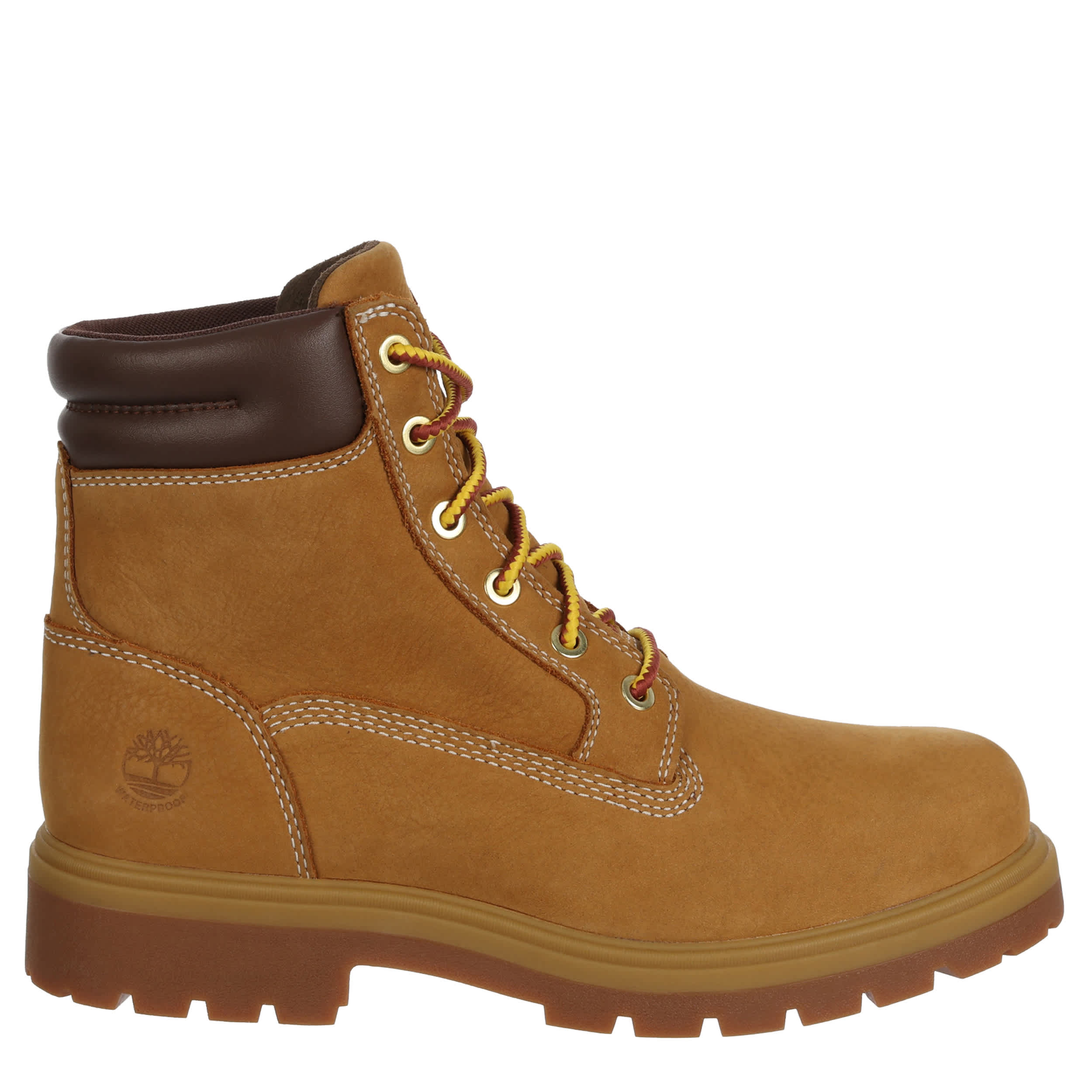 TIMBERLAND-WOMENS AUBURN FALLS 6 INCH LACE-UP BOOT-WHEAT & 