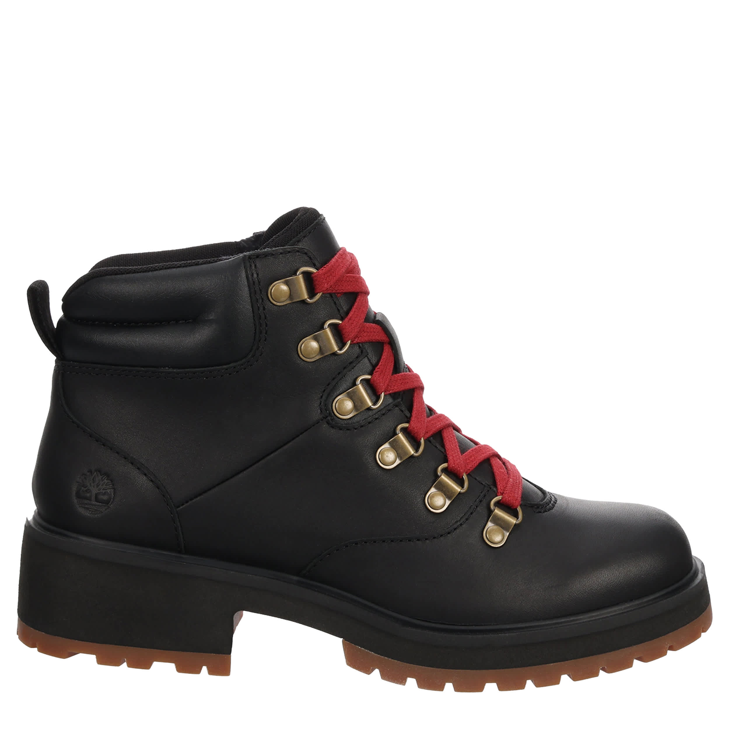 TIMBERLAND-WOMENS CARNABY ROW MID LACE-UP BOOT-BLACK & 