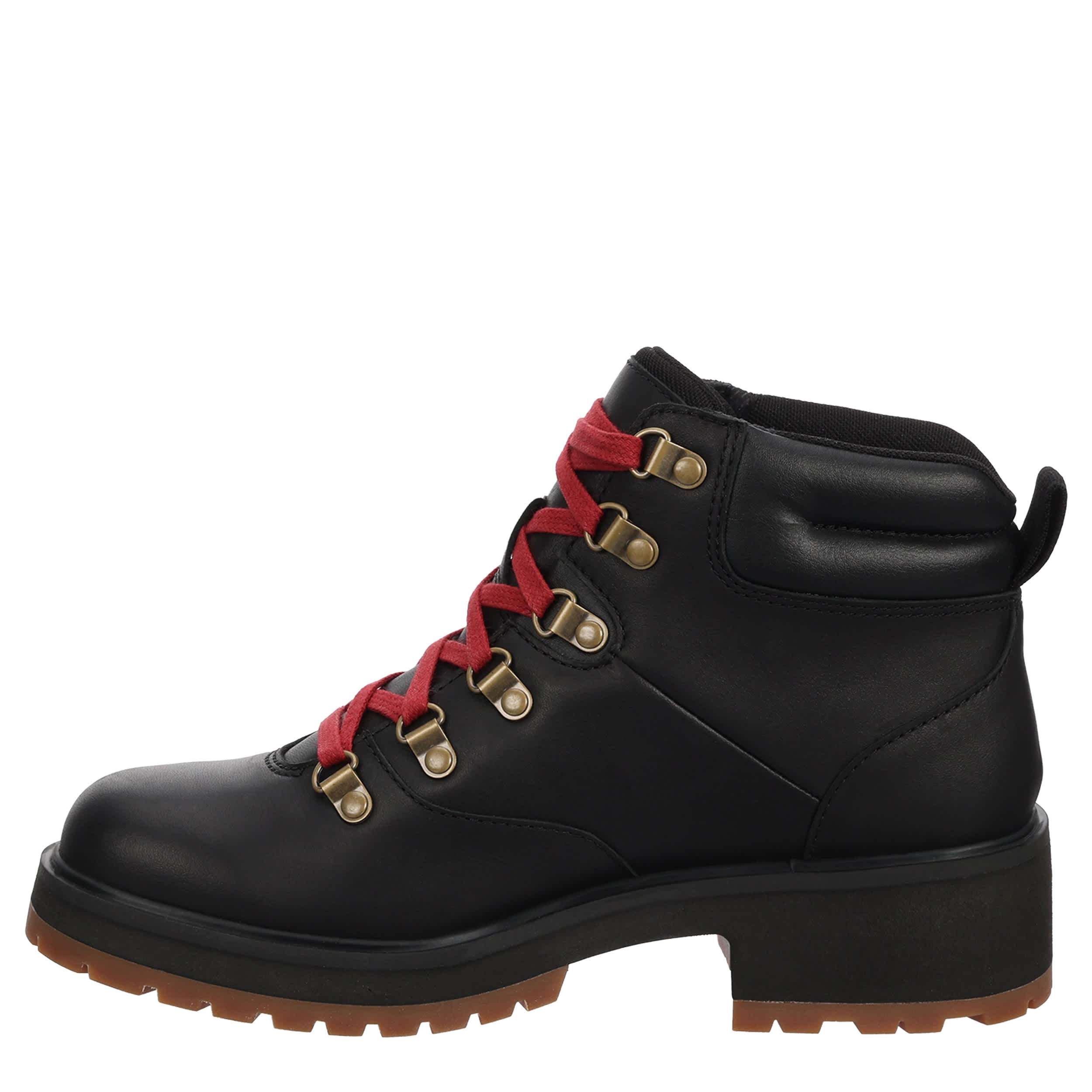 TIMBERLAND-WOMENS CARNABY ROW MID LACE-UP BOOT-BLACK & 