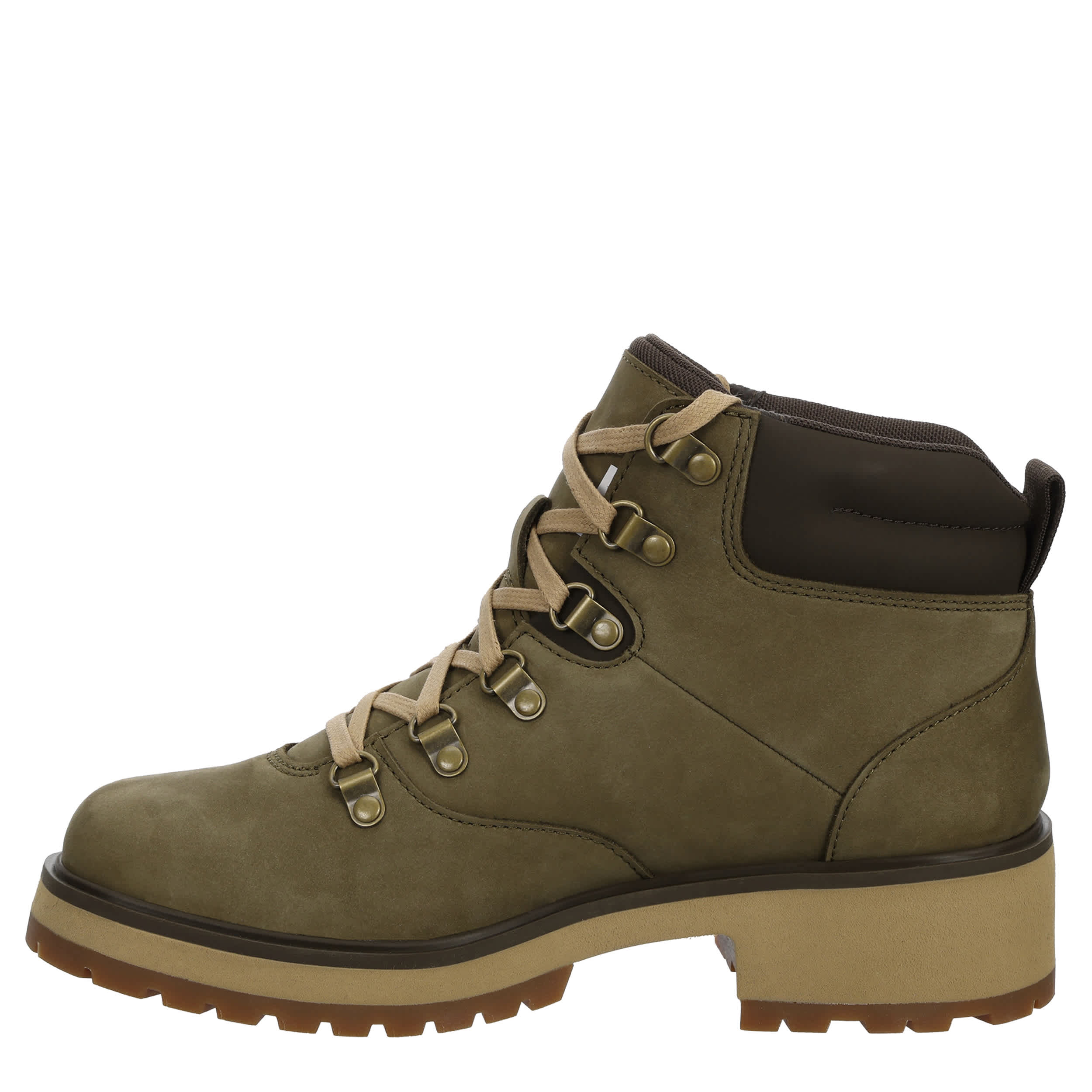 TIMBERLAND-WOMENS CARNABY ROW MID LACE-UP BOOT-OLIVE & 