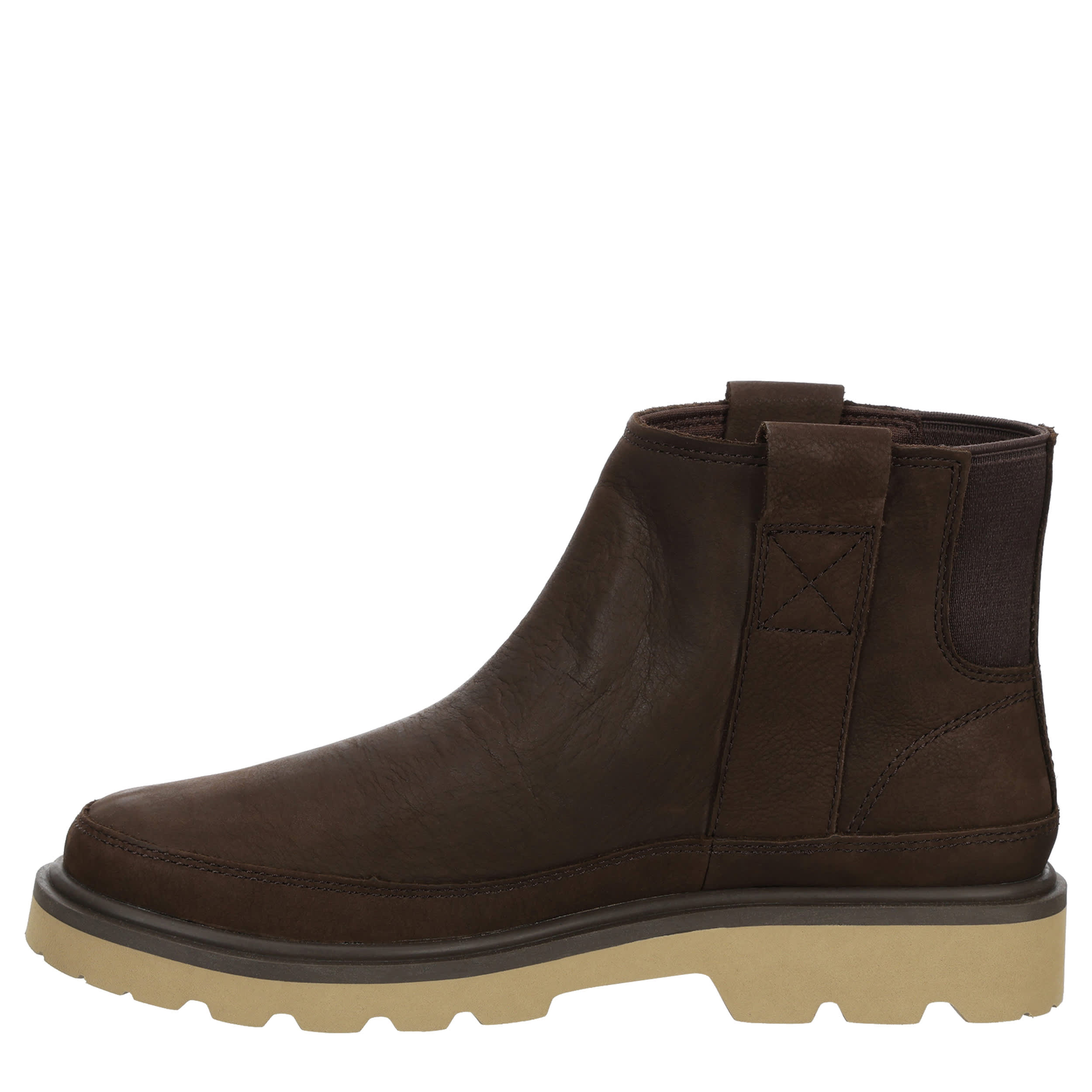TIMBERLAND-WOMENS ROWAN WAY MID PULL ON CHELSEA BOOT-DARK BROWN & 