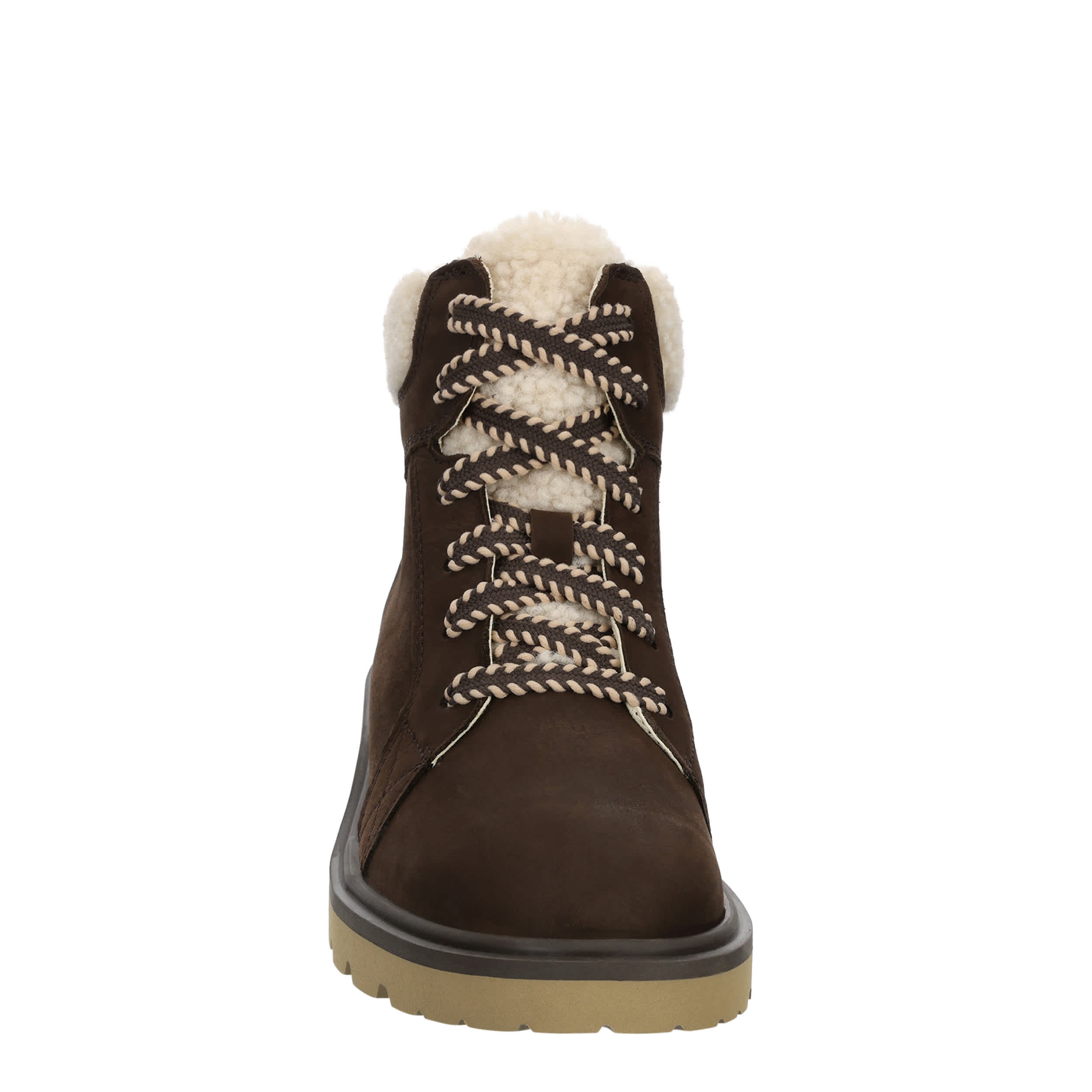 TIMBERLAND-WOMENS ROWAN WAY WARM LINED CHUKKA BOOT-DARK BROWN & 