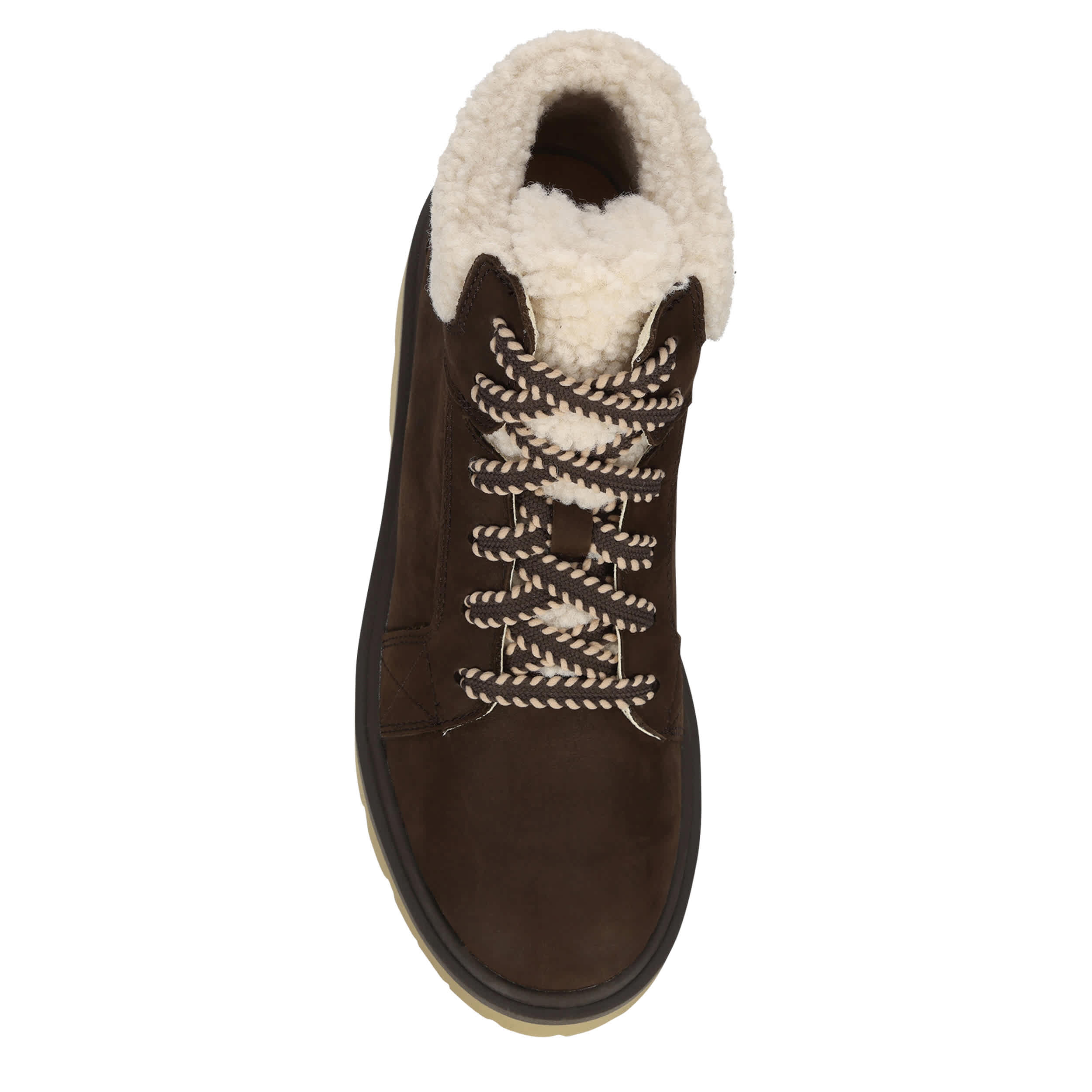 TIMBERLAND-WOMENS ROWAN WAY WARM LINED CHUKKA BOOT-DARK BROWN & 