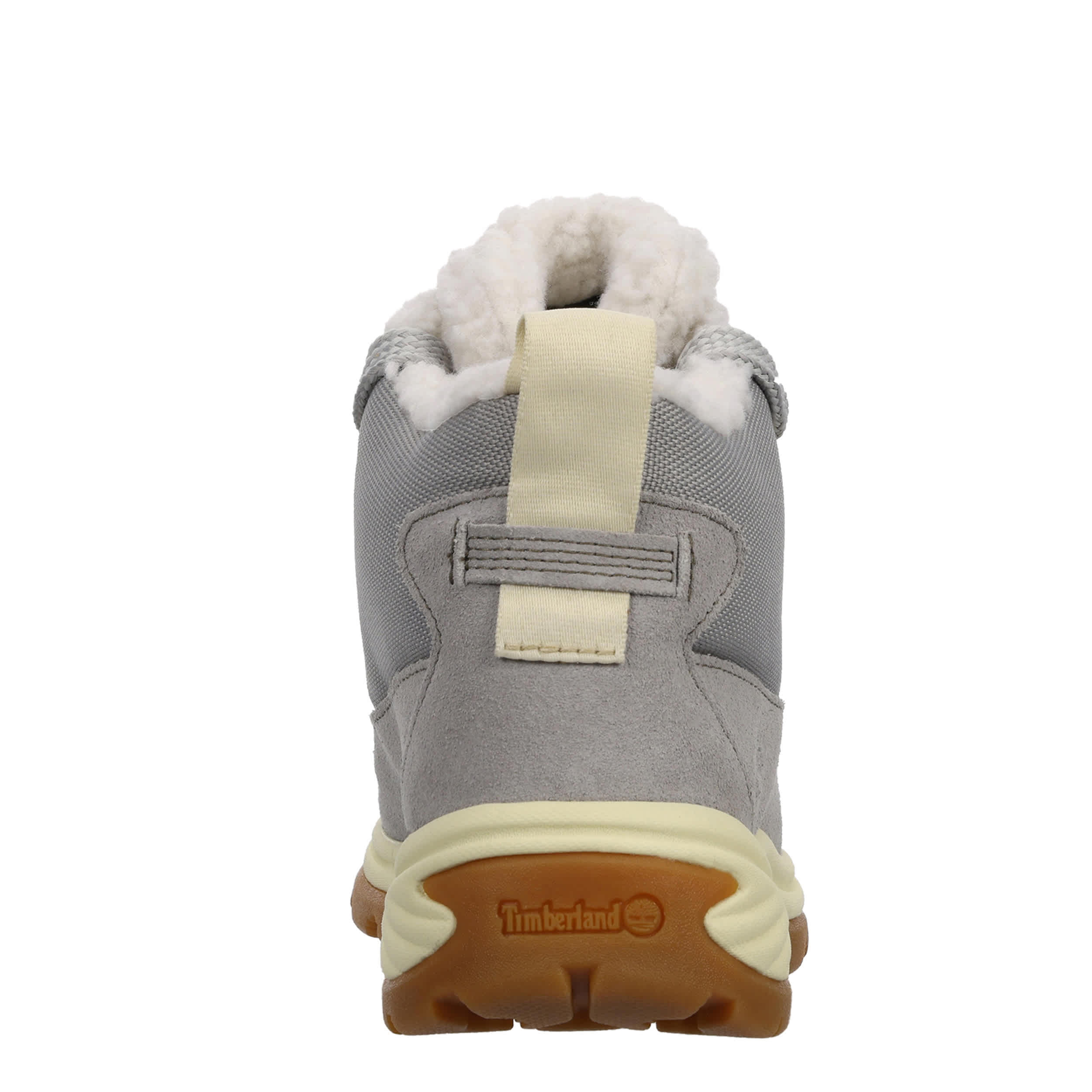 TIMBERLAND-WOMENS WHITE LEDGE MID LACE-UP WATERPROOF SNOW BOOT-GREY & 