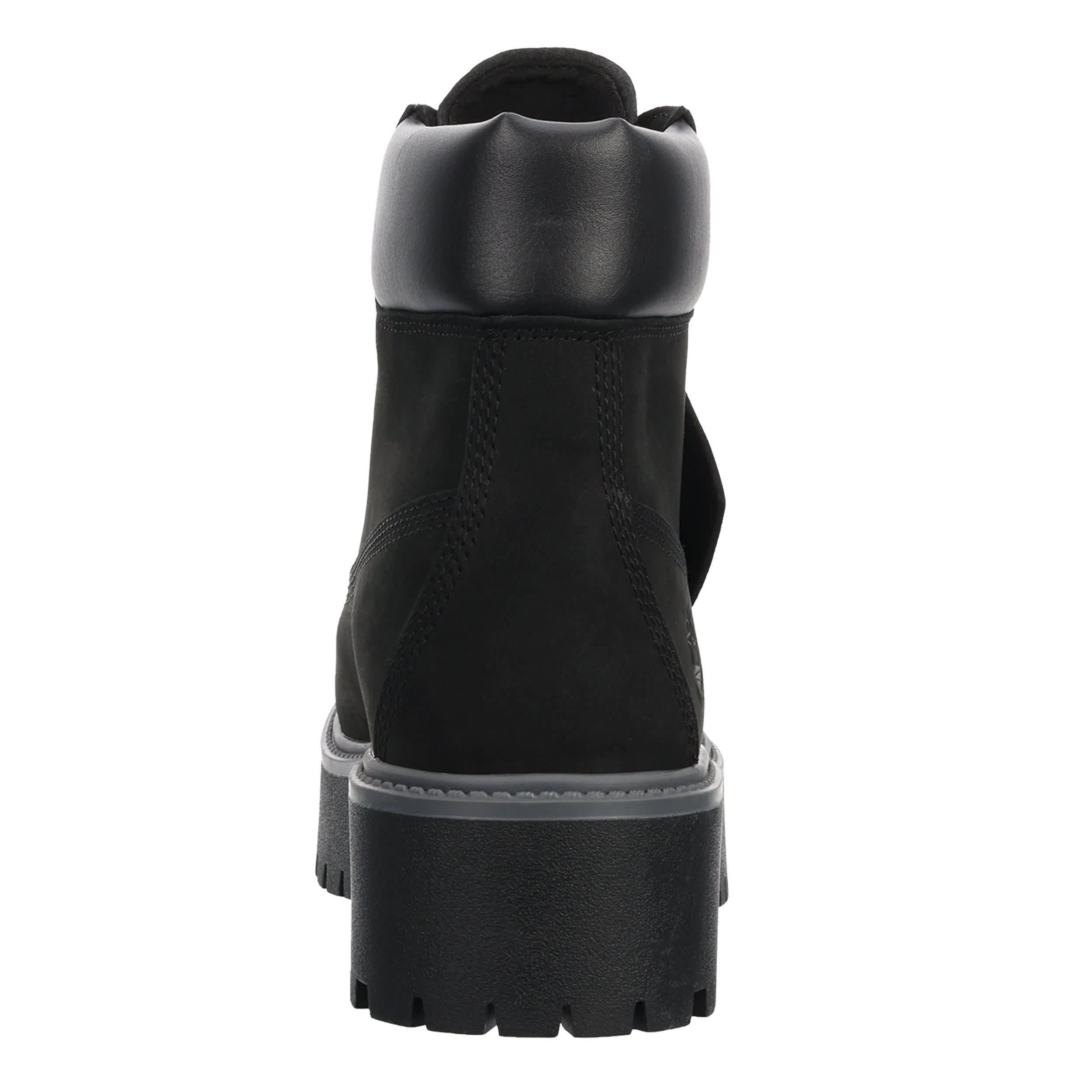 TIMBERLAND-WOMENS STONE STREET 6 INCH LACE-UP BOOT-BLACK & 