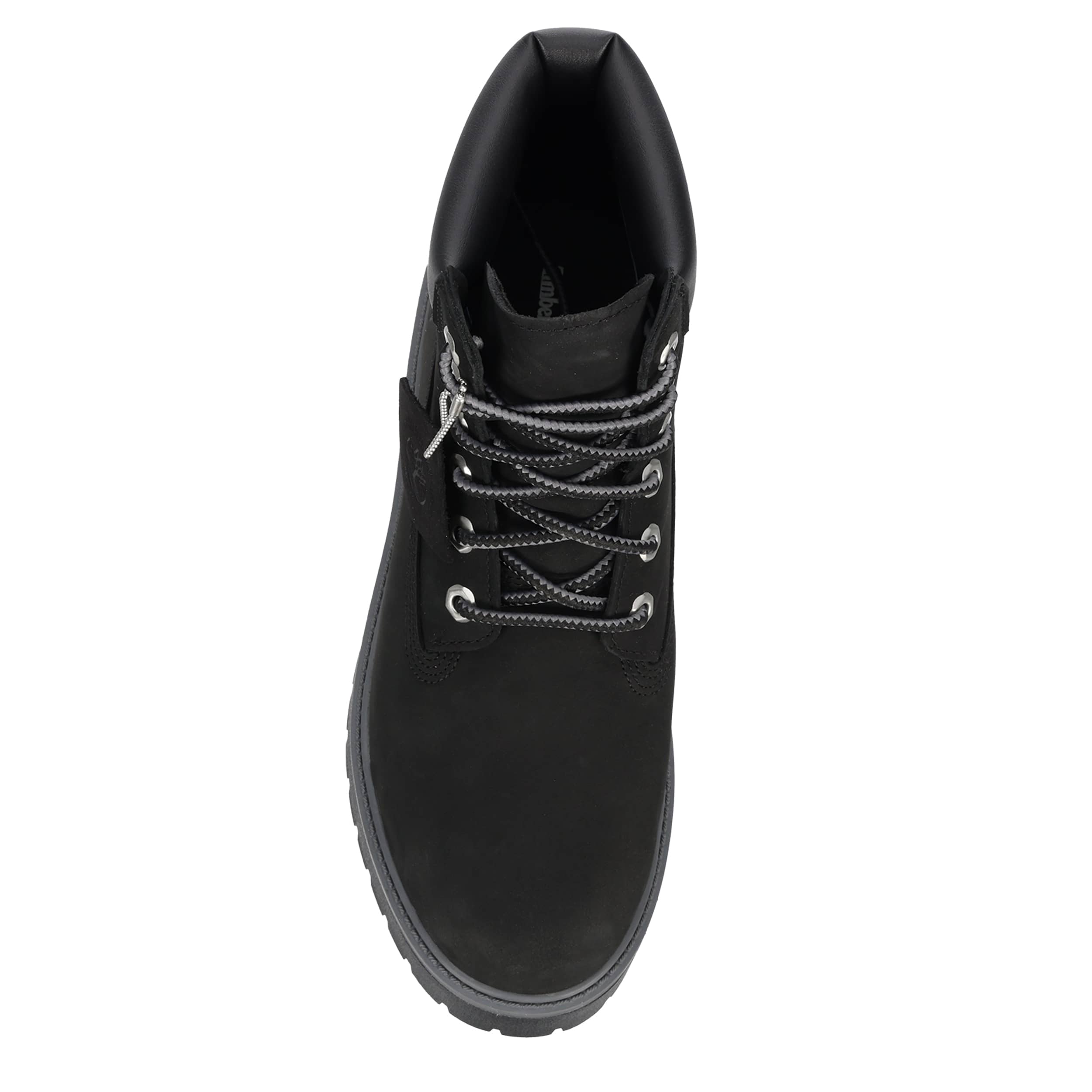 TIMBERLAND-WOMENS STONE STREET 6 INCH LACE-UP BOOT-BLACK & 